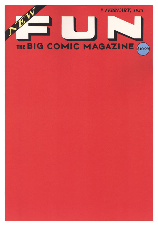 New Fun Comics 1 Blank Variant (2025)