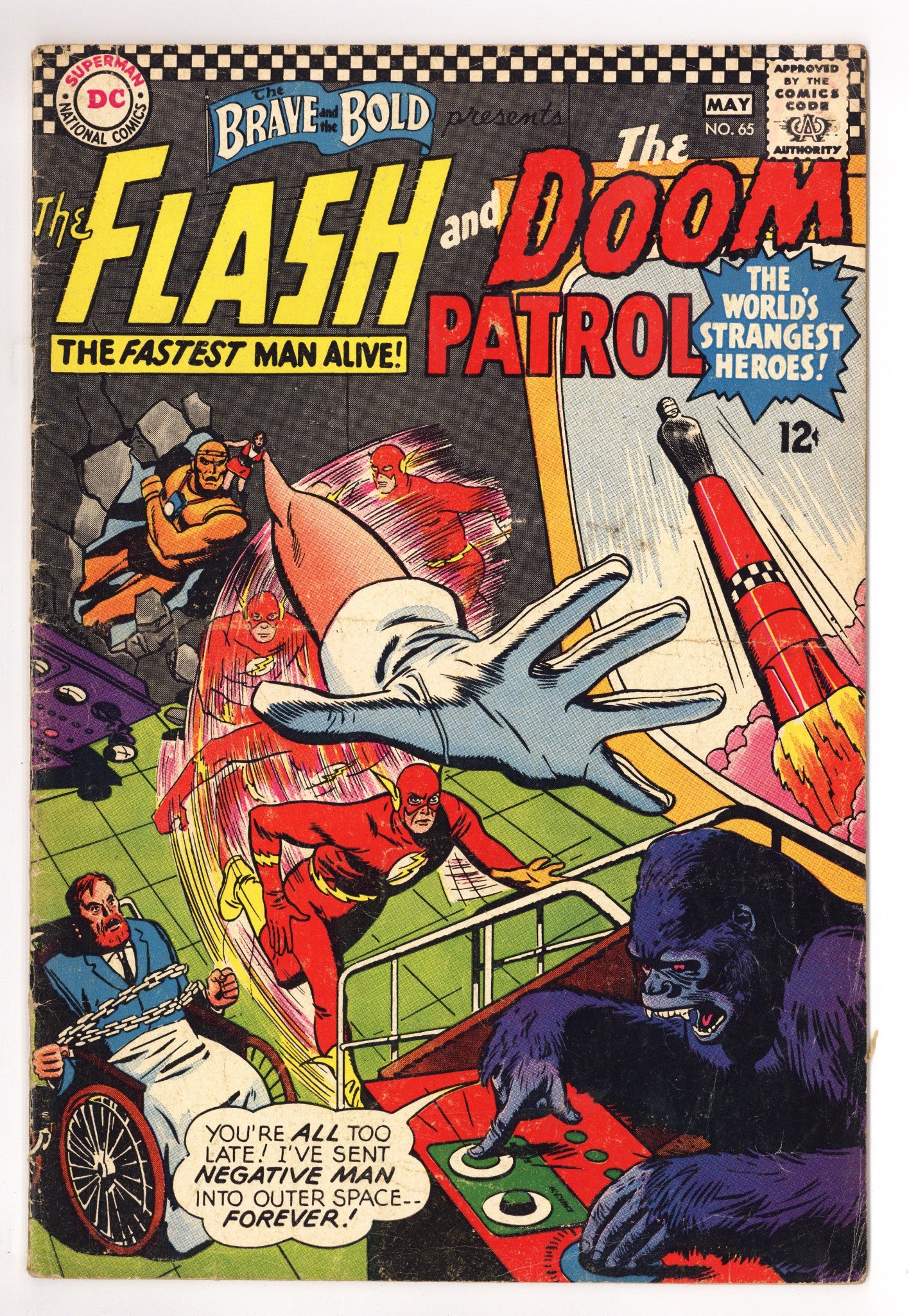 The Brave and the Bold Vol 1 65 VG- (3.5) (1966) 