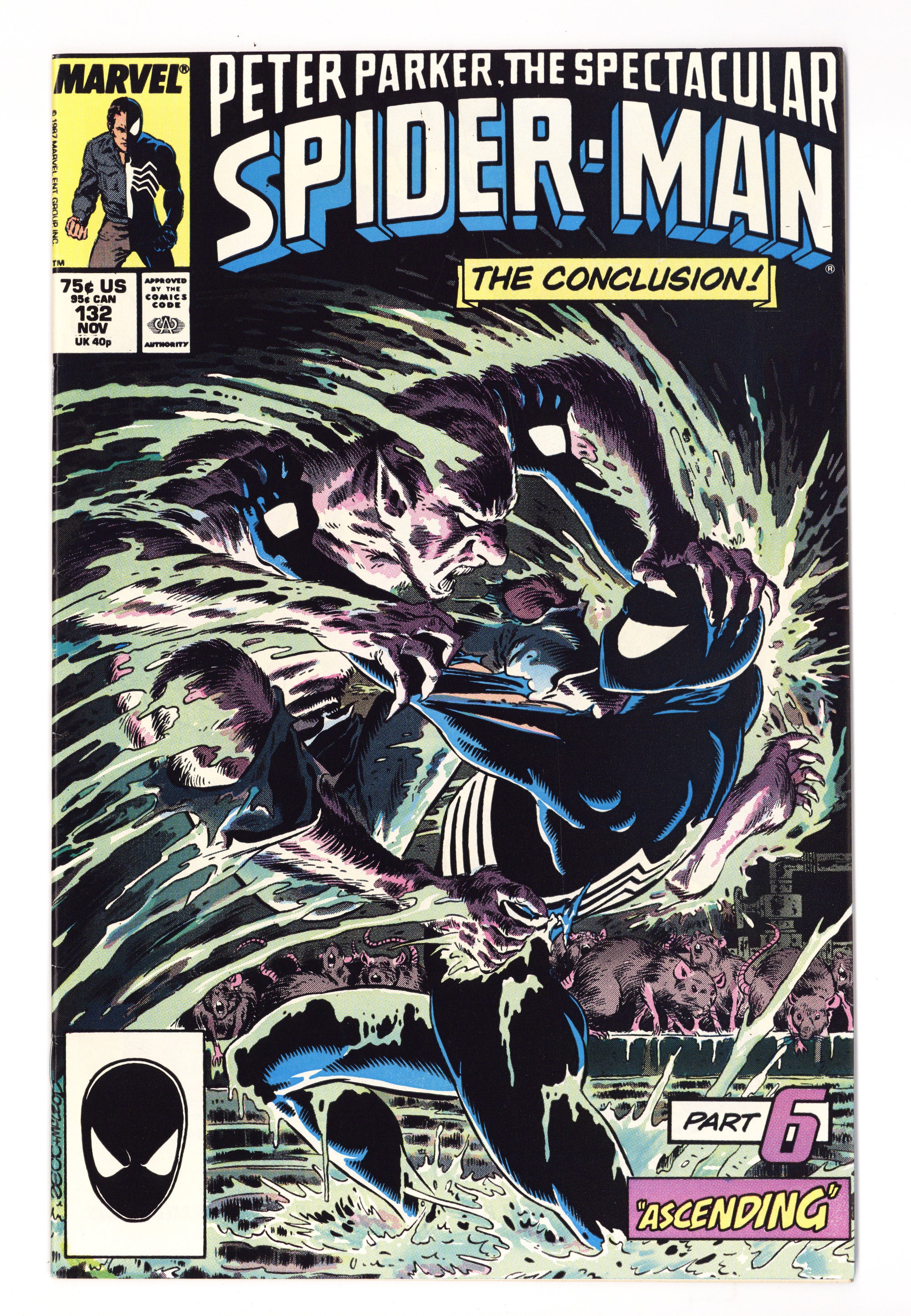 The Spectacular Spider-Man Vol 1 132  VF- (7.5)   (1987)        