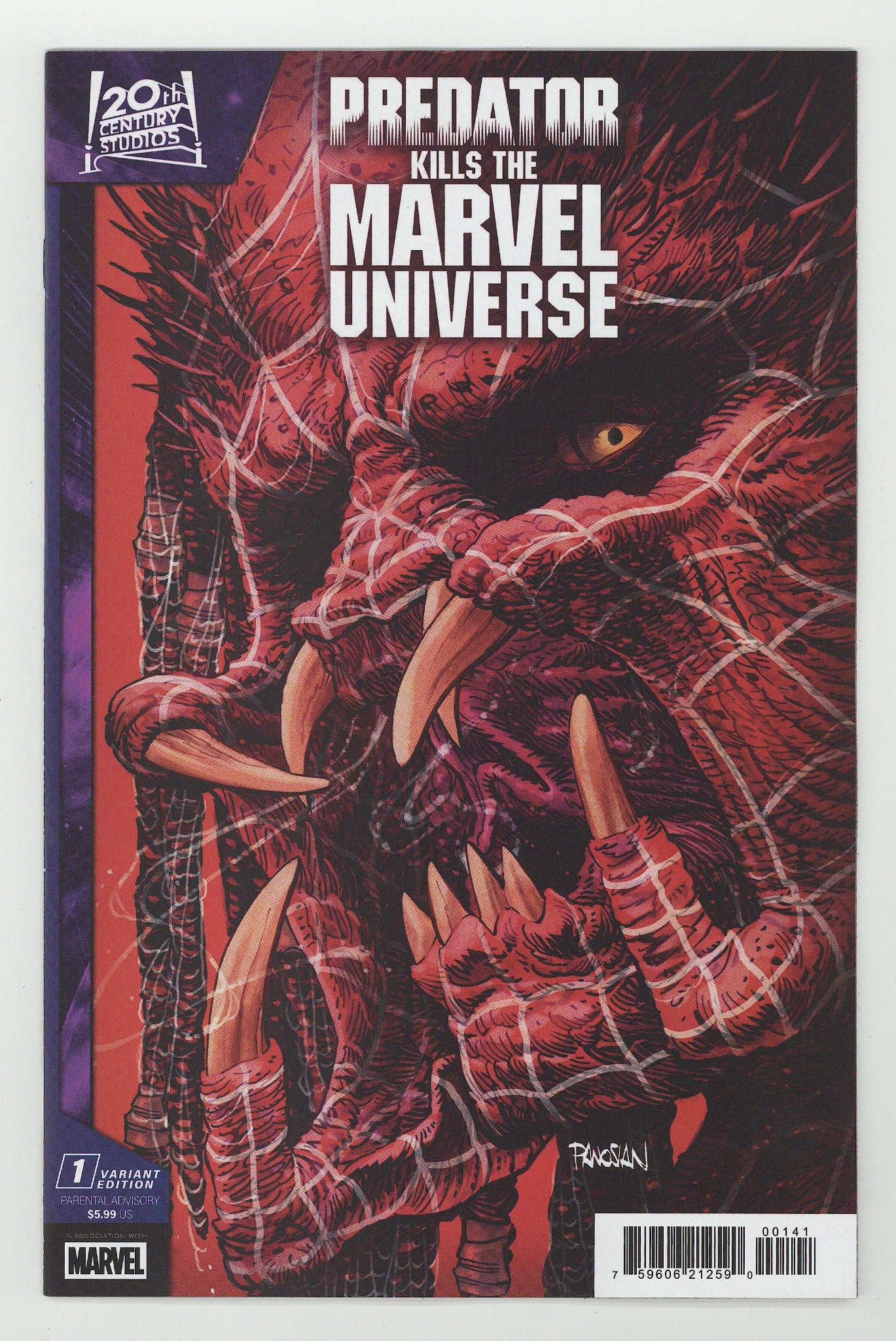 Predator Kills The Marvel Universe 1 Panosian Variant (2025)