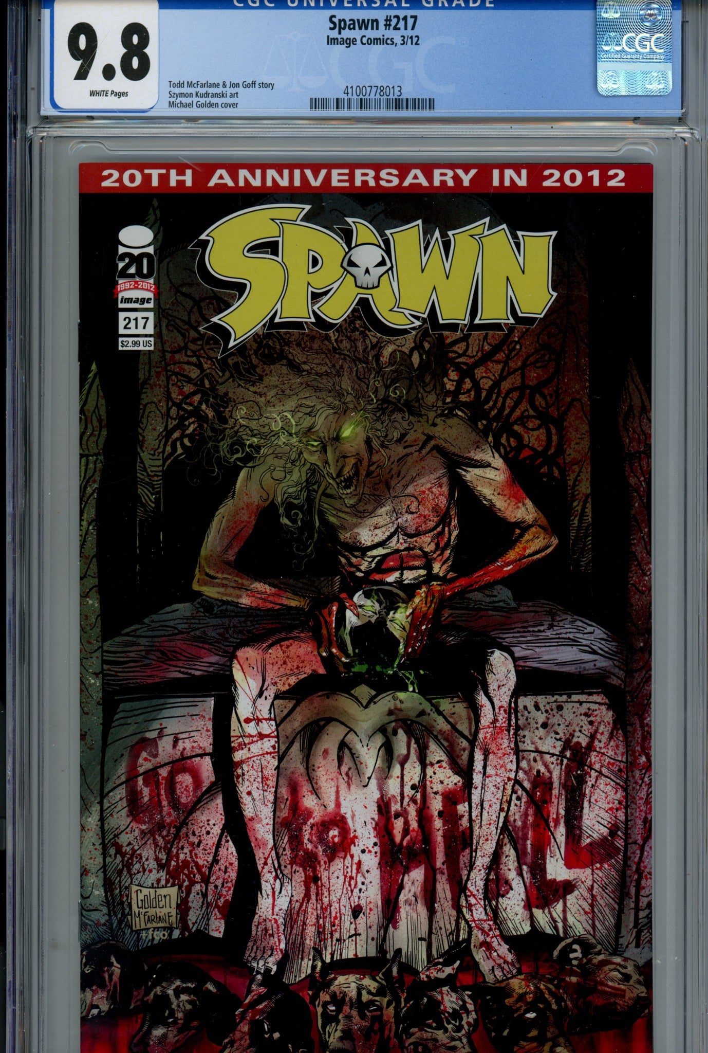 Spawn 217 CGC 9.8 (NM/M) (2012) 