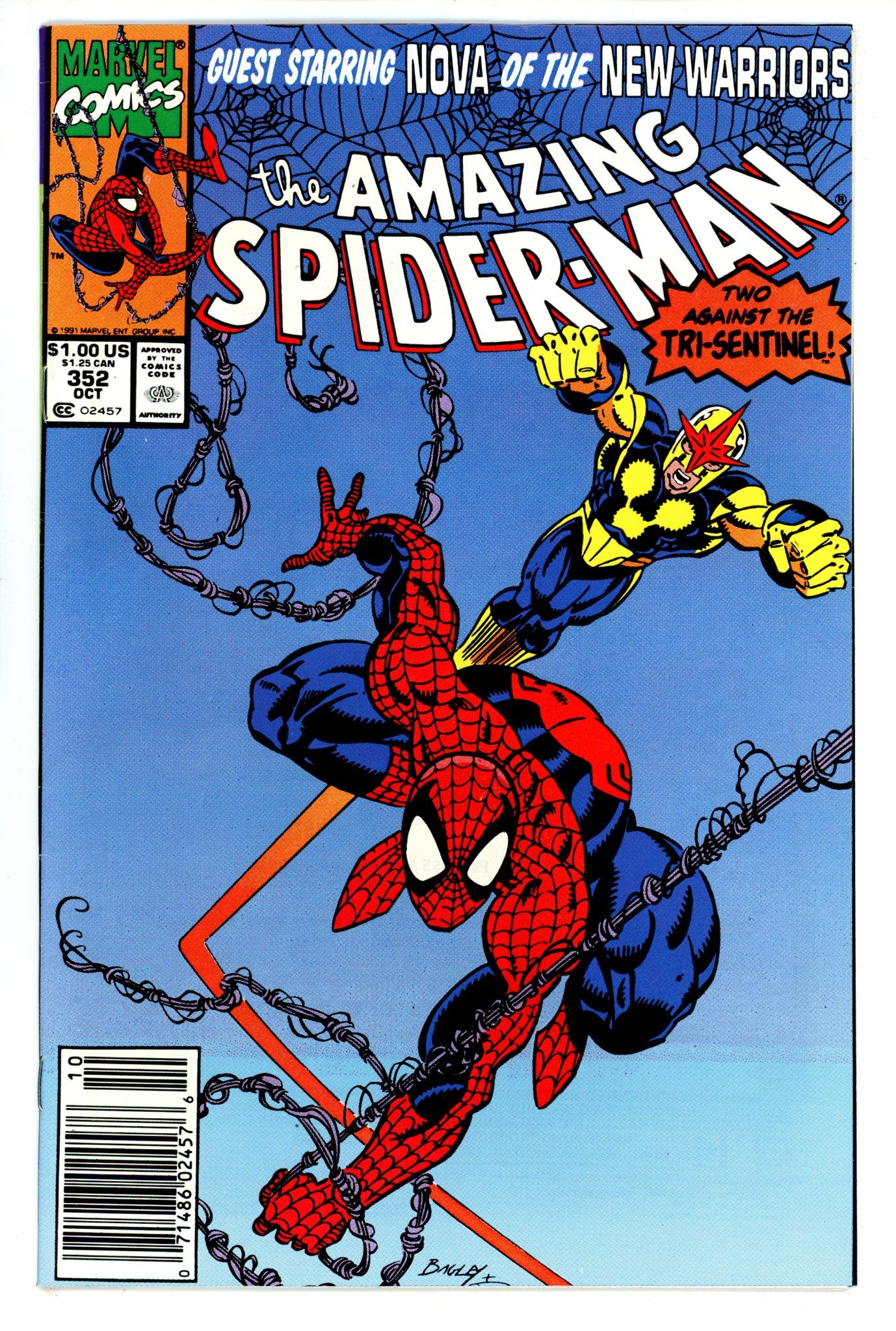 The Amazing Spider-Man Vol 1 352 VF (8.0) (1991) Newsstand 
