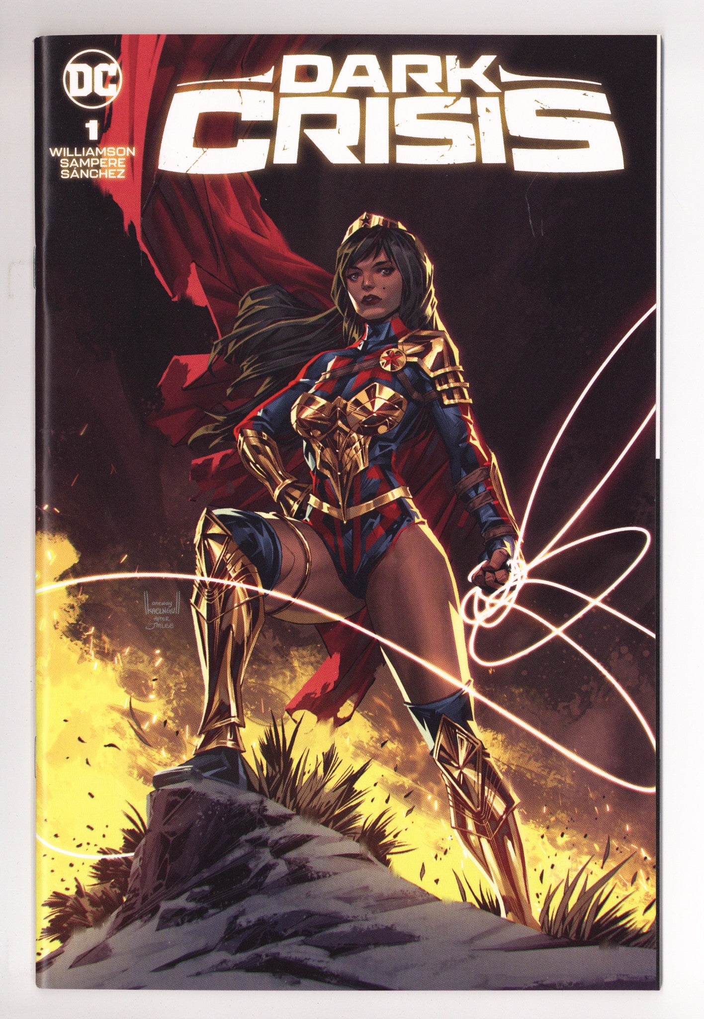 Dark Crisis on Infinite Earths 1 Mid Grade (2022) Ngu Homage Exclusive Variant 