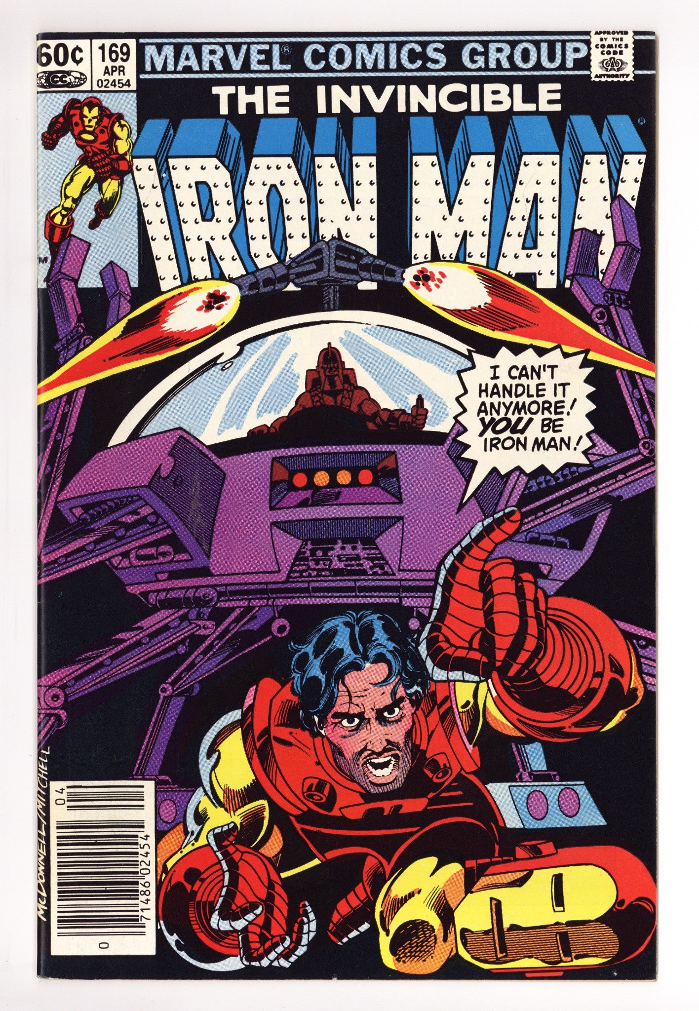 Iron Man Vol 1 169 High Grade (1983) Newsstand 