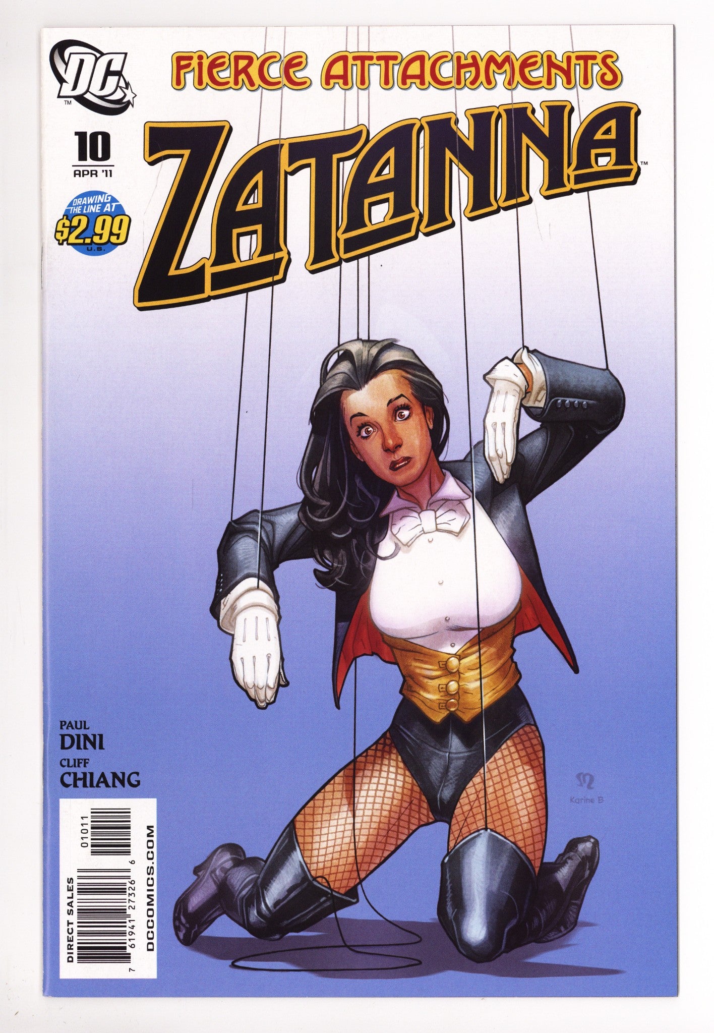 Zatanna Vol 2 10 NM- (9.2) (2011) 