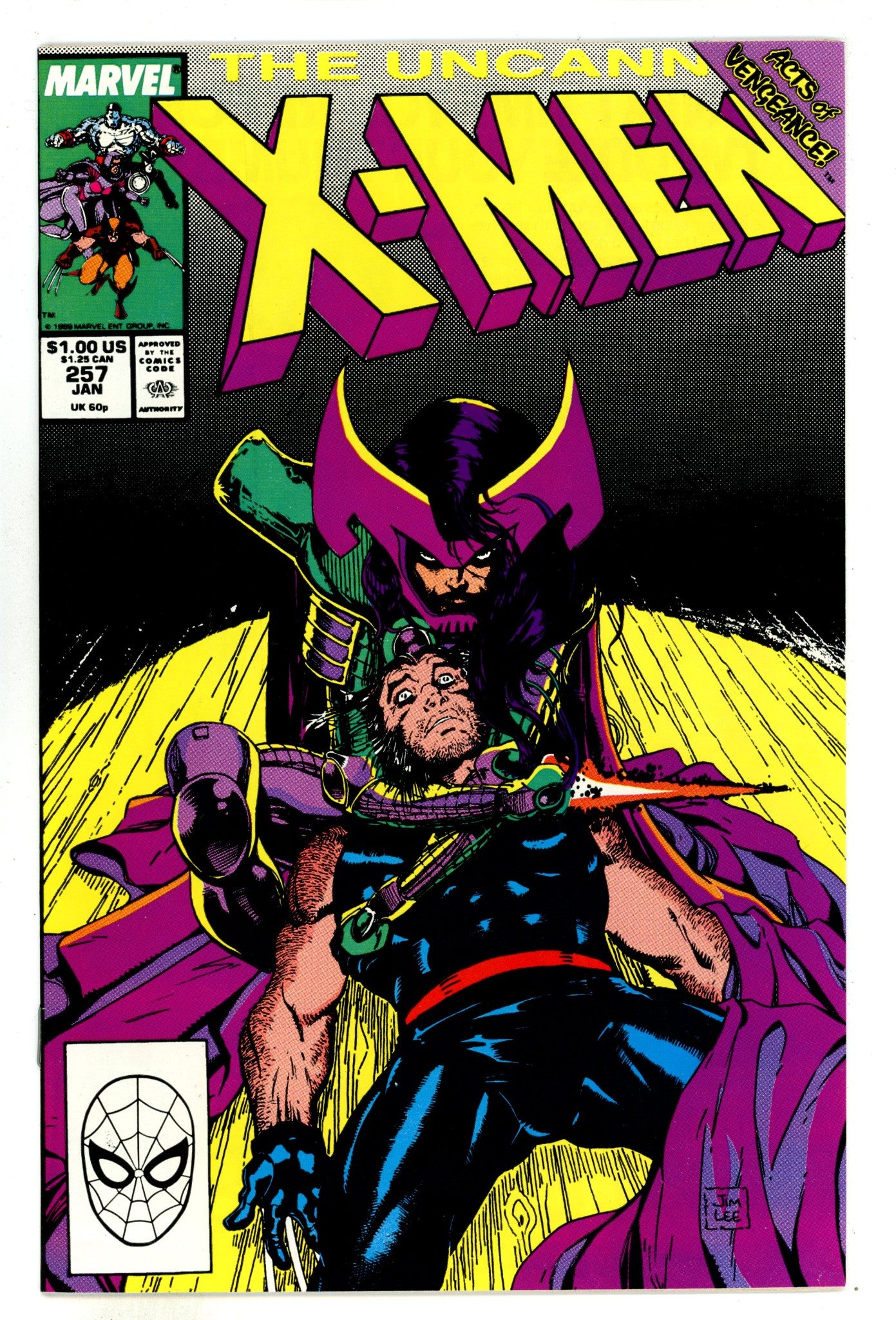 The Uncanny X-Men Vol 1 257 Mid Grade (1990) 