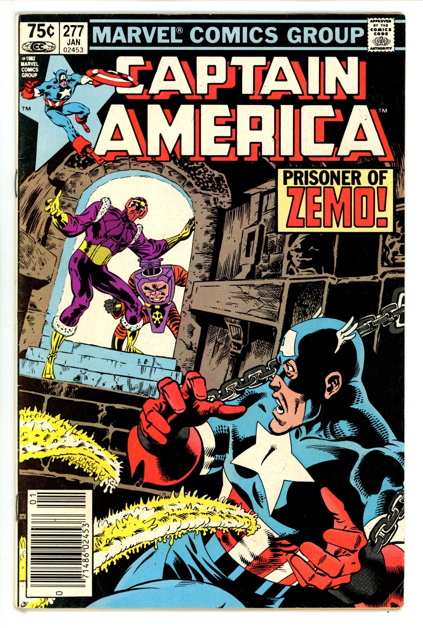 Captain America Vol 1 277 Canadian Variant VG+ (1983)