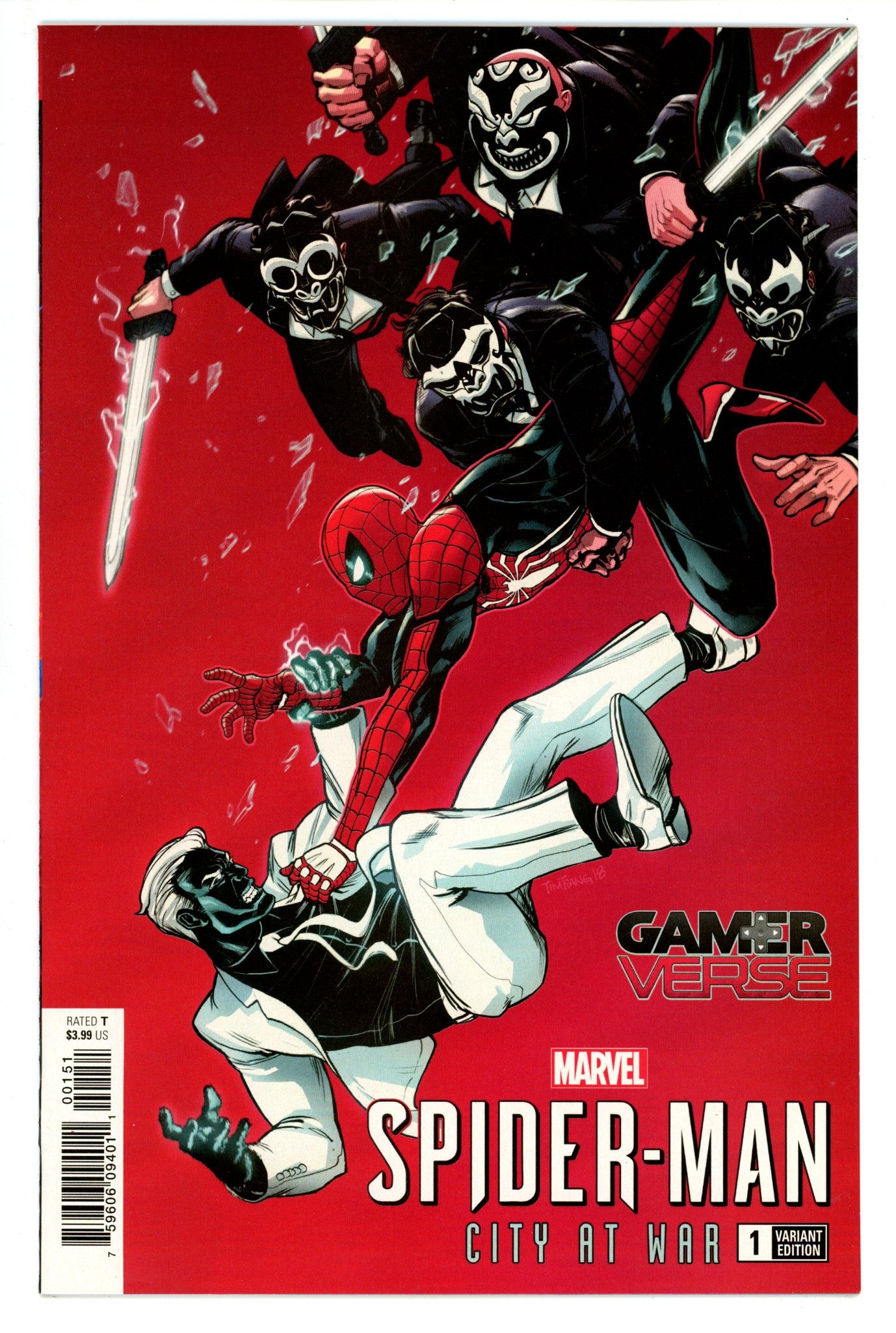 Marvel's Spider-Man: City at War 1 NM- (9.2) (2019) Tsang Incentive Variant 