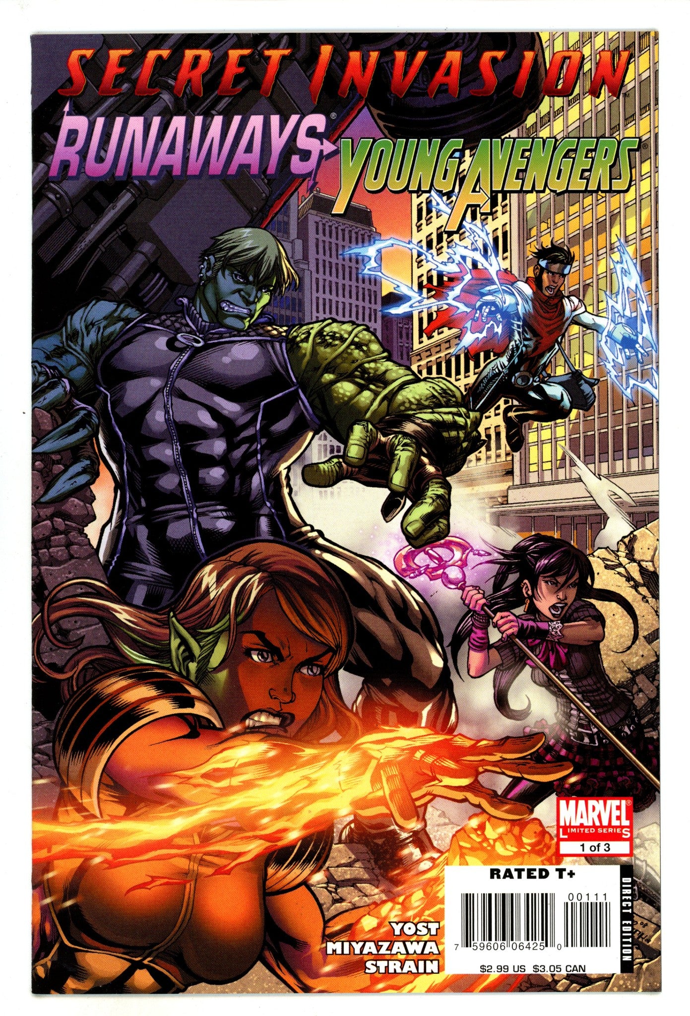 Secret Invasion: Runaways / Young Avengers 1 High Grade (2008) 