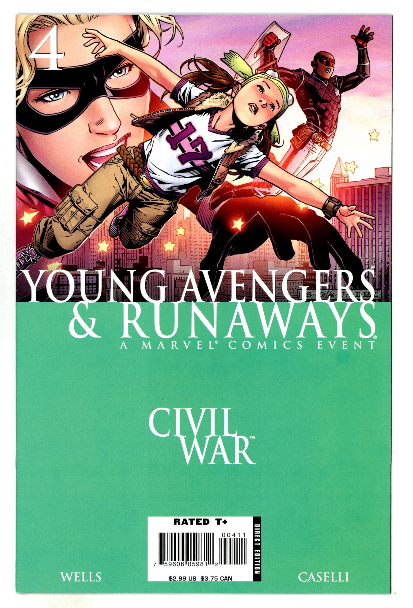 Civil War: Young Avengers & Runaways 4 High Grade (2006) 