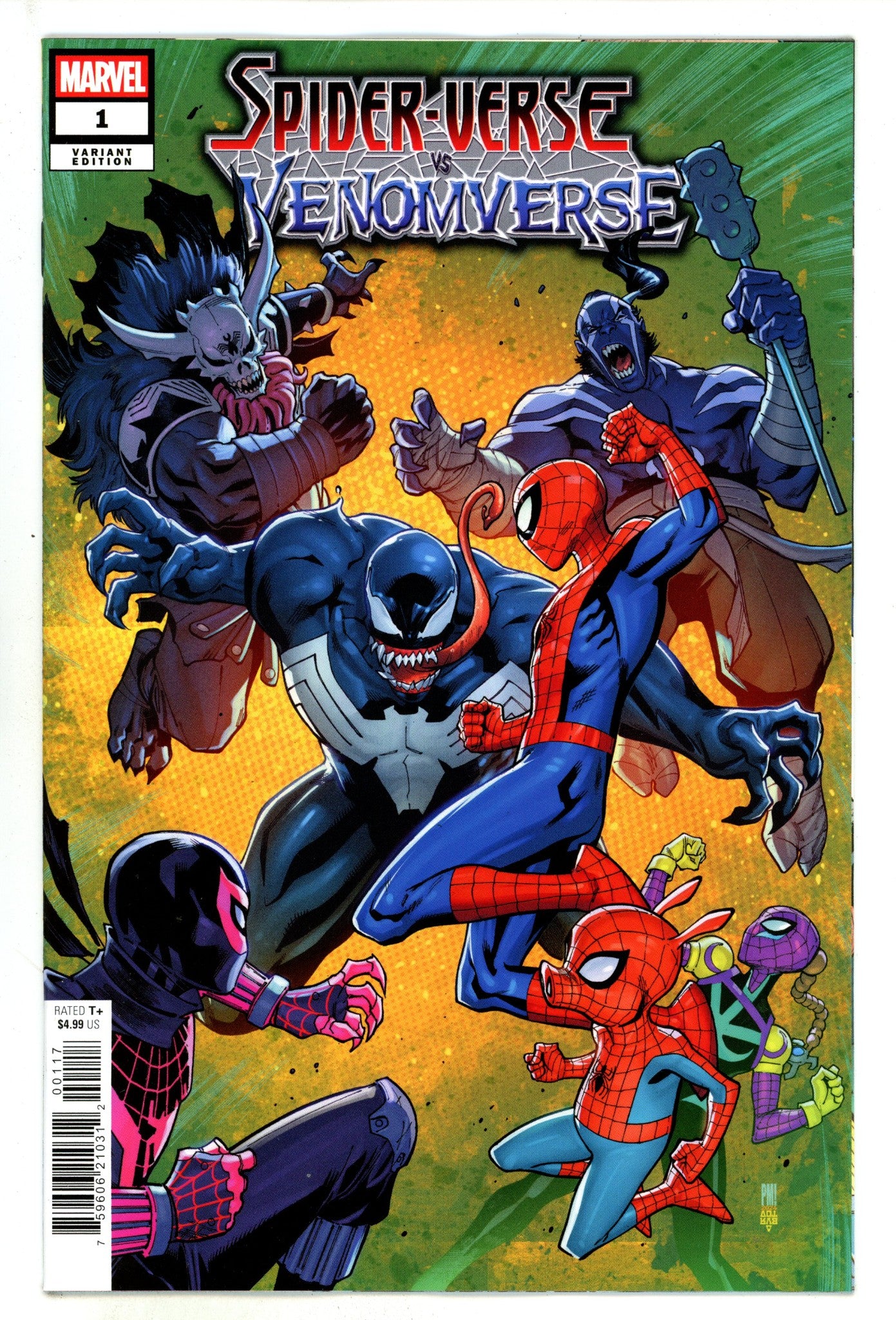 Spider-Verse Vs. Venomverse 1 Medina Incentive Variant NM- (2025)