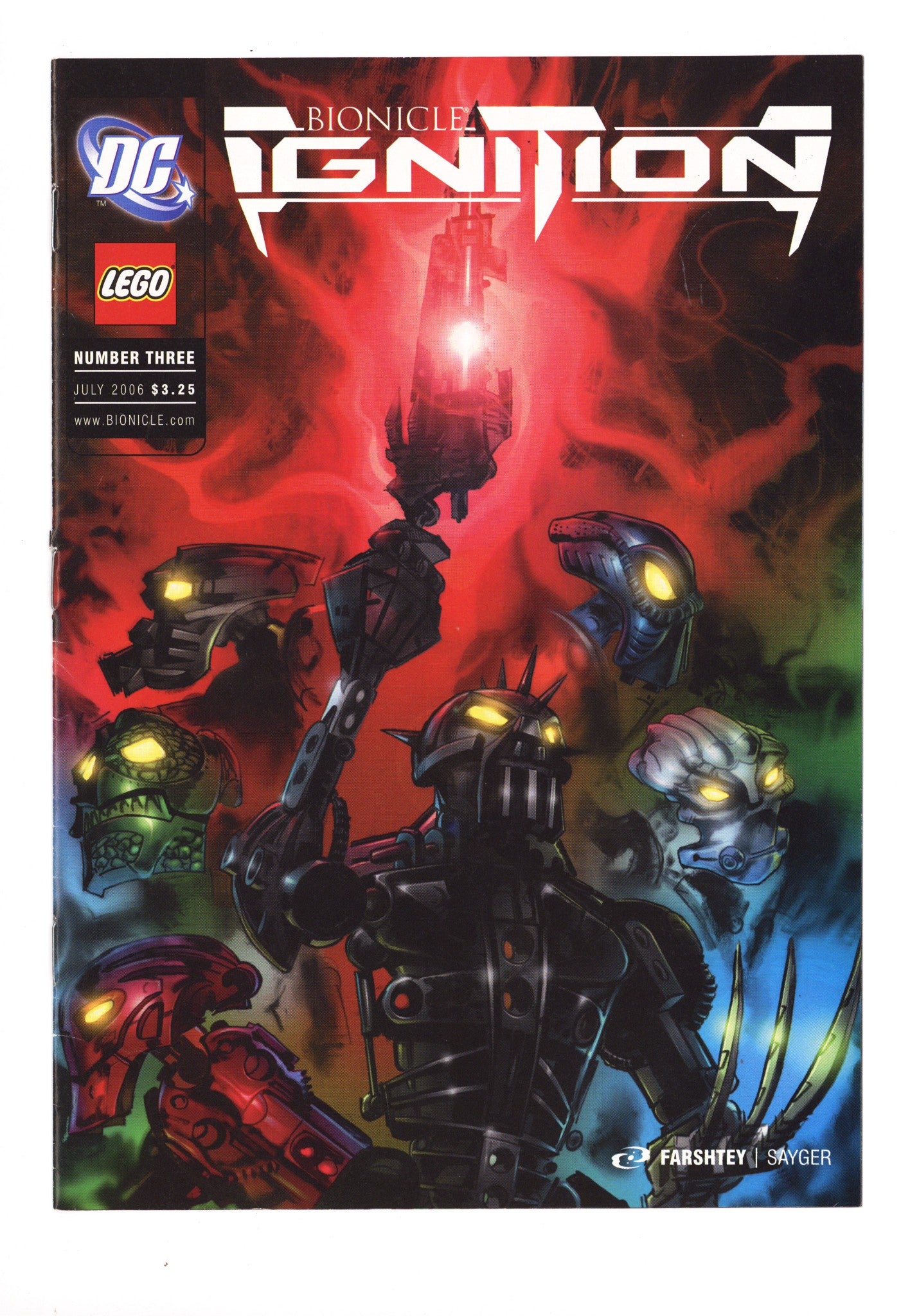 Bionicle Ignition 3 Mid Grade (2006) Canadian Price Variant 