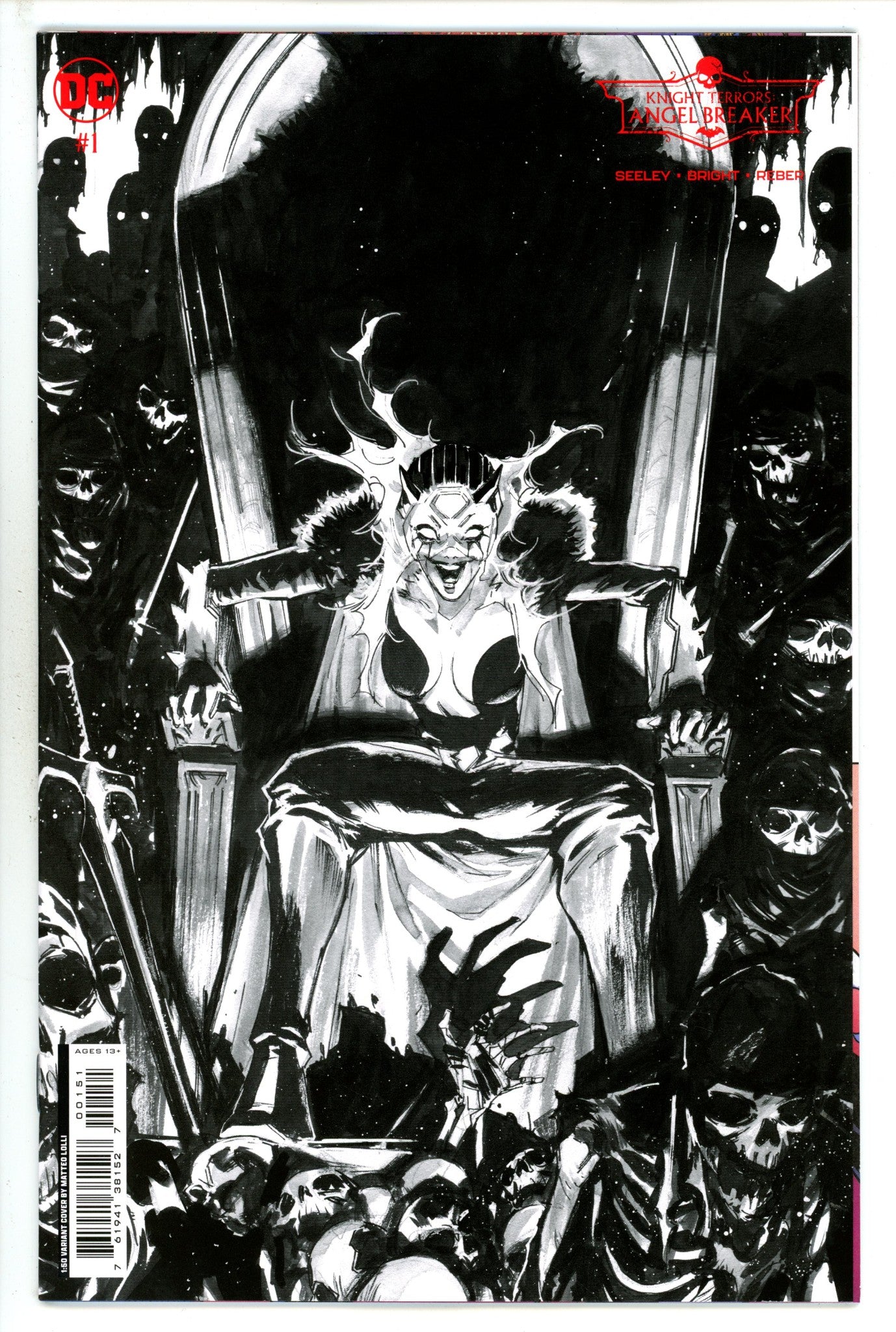 Knight Terrors Angel Breaker 1 Lolli Incentive Variant NM- (2023)