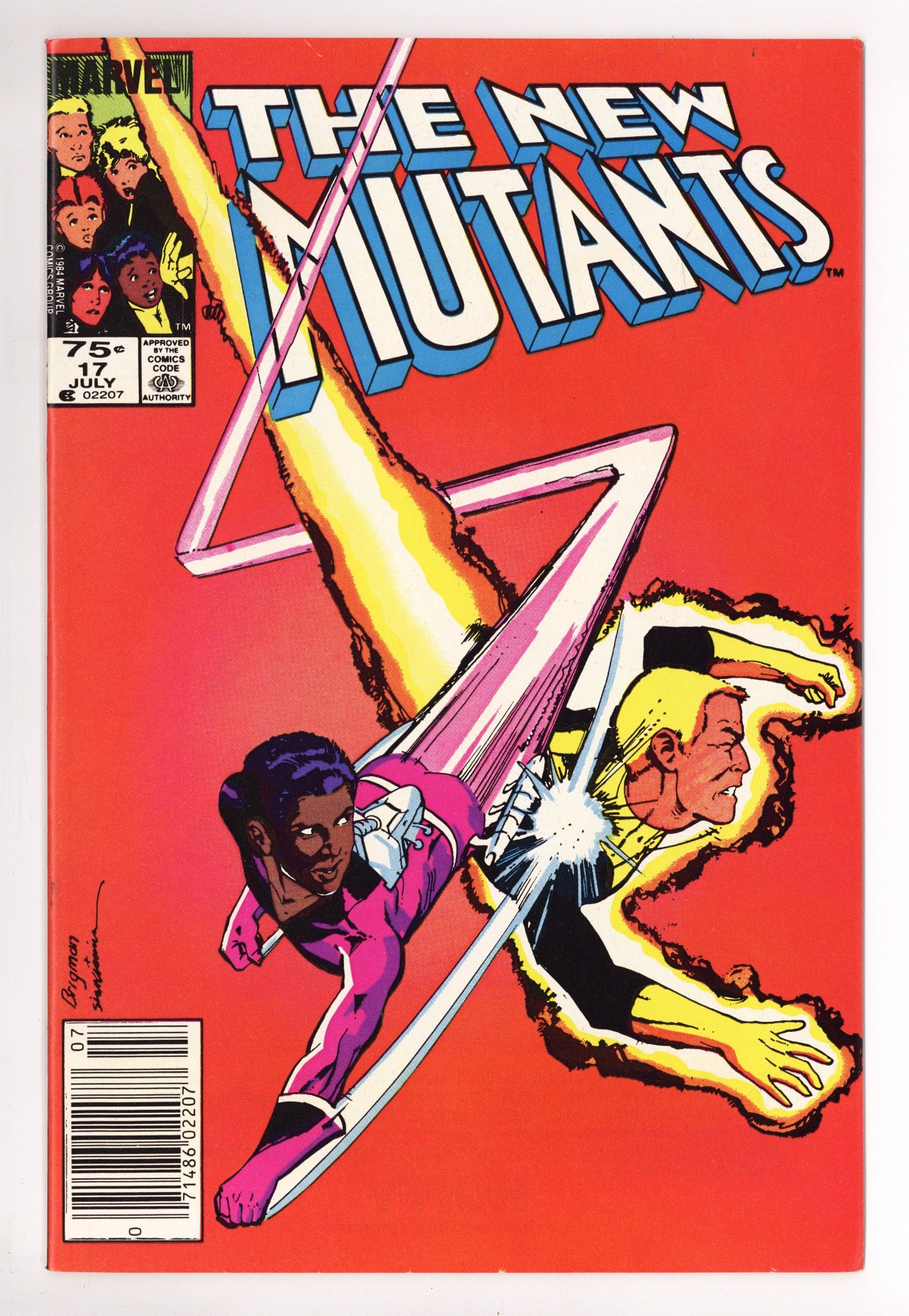 The New Mutants Vol 1 17 NM- (9.2) (1984) Canadian Price Variant 
