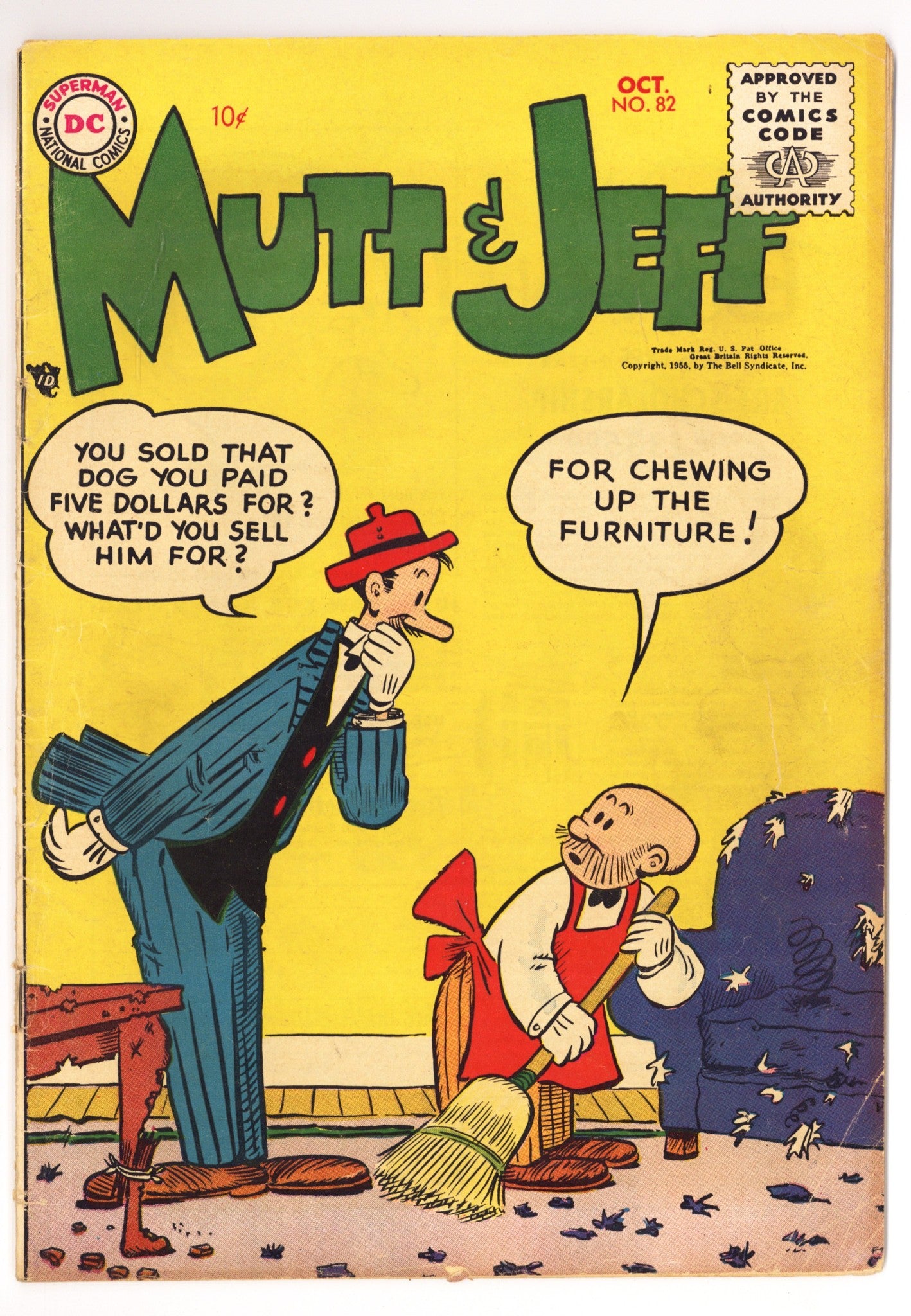 Mutt & Jeff 82 GD/VG (3.0) (1955) 