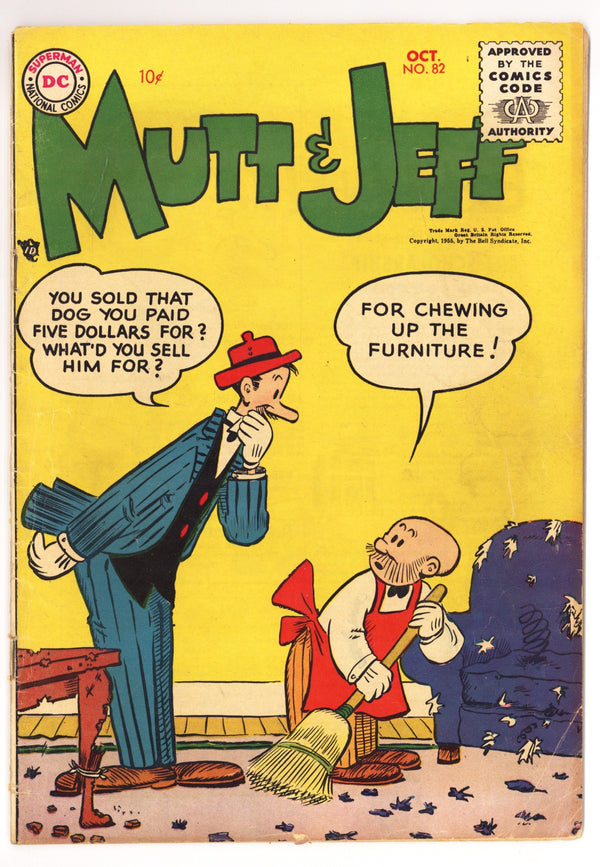 Mutt & Jeff 82 GD/VG (3.0) (1955)