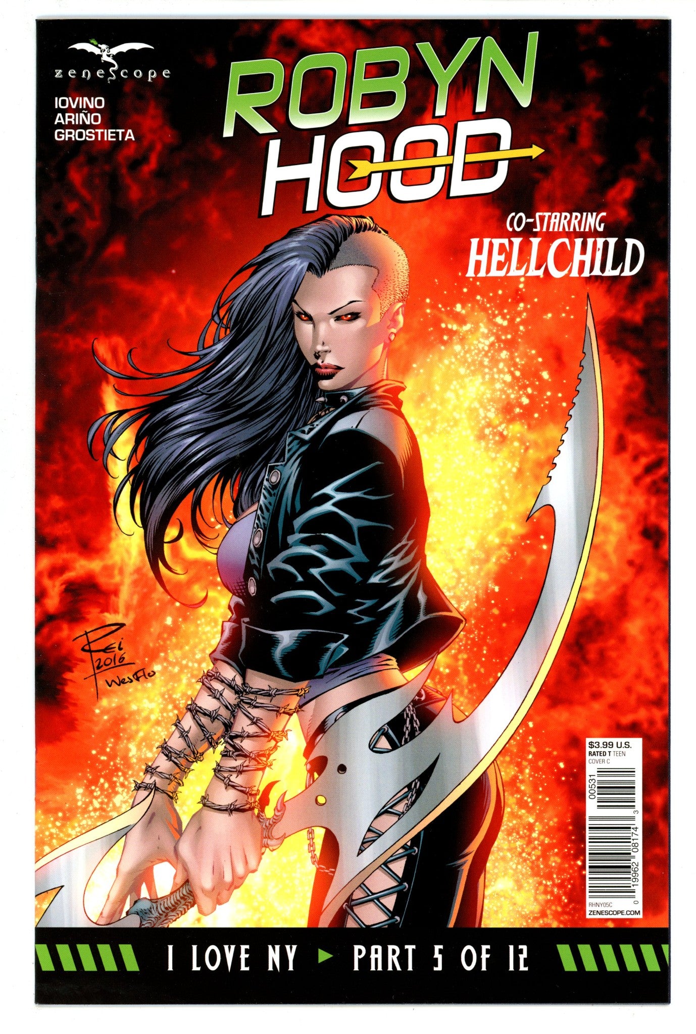 Robyn Hood: I Love NY 5 High Grade (2016) Rei Variant 