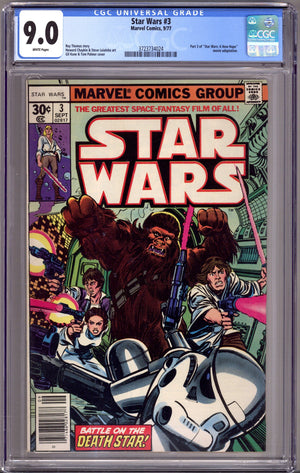 Star Wars Vol 1 3 CGC 9.0 (VF/NM) (1977)