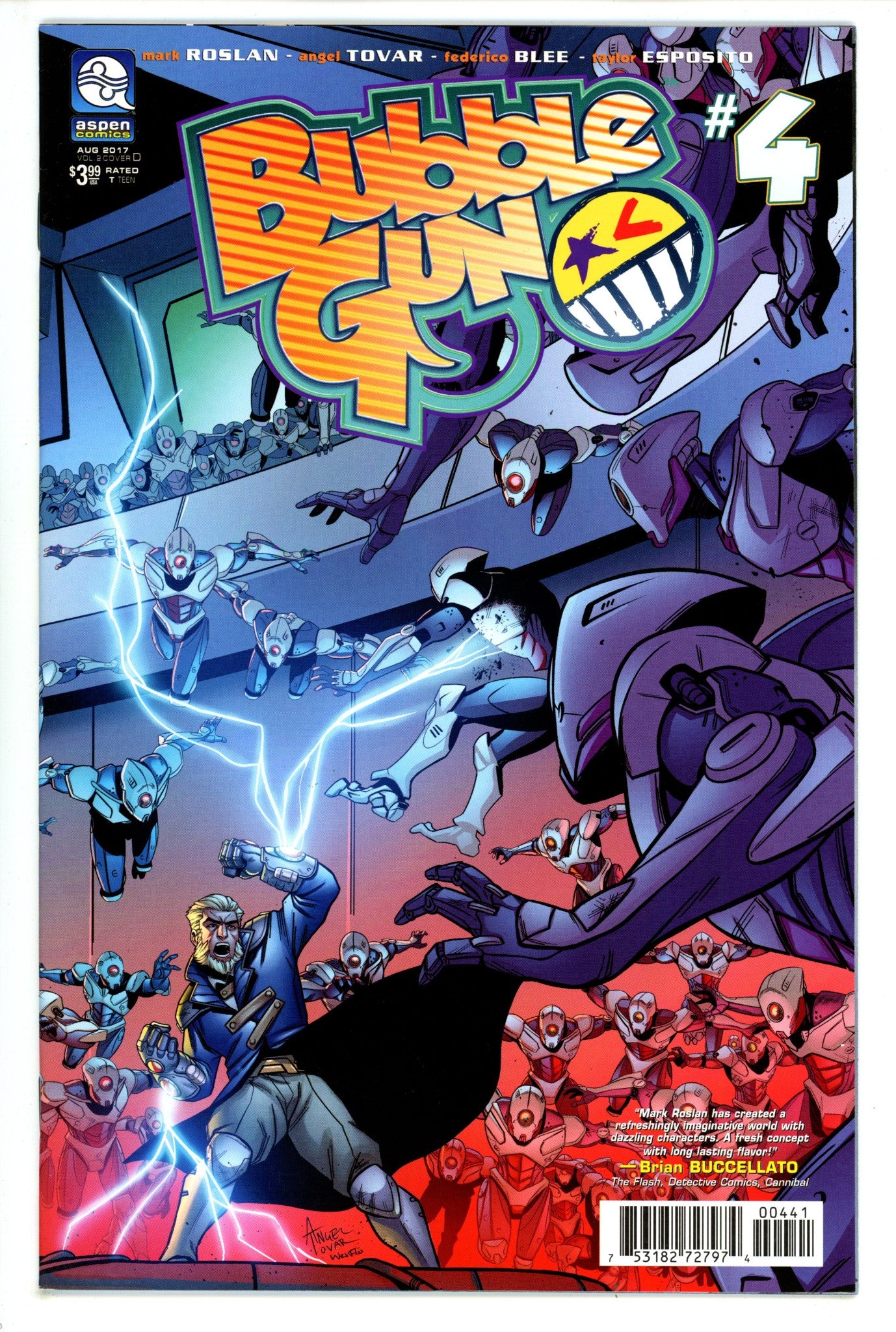 Bubblegun Vol 2 4 High Grade (2017) Tovar Variant 