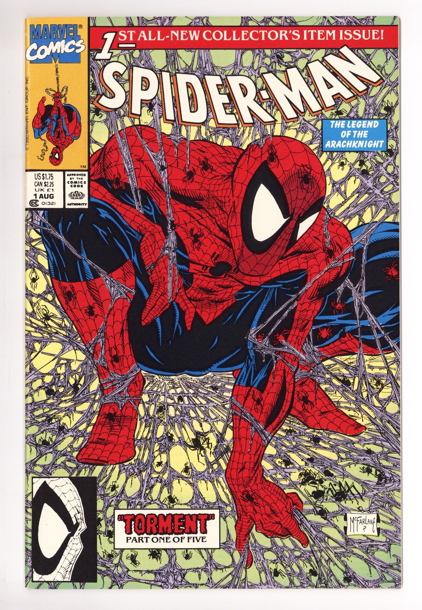Spider-Man Vol 1 1 Mid Grade (1990) 