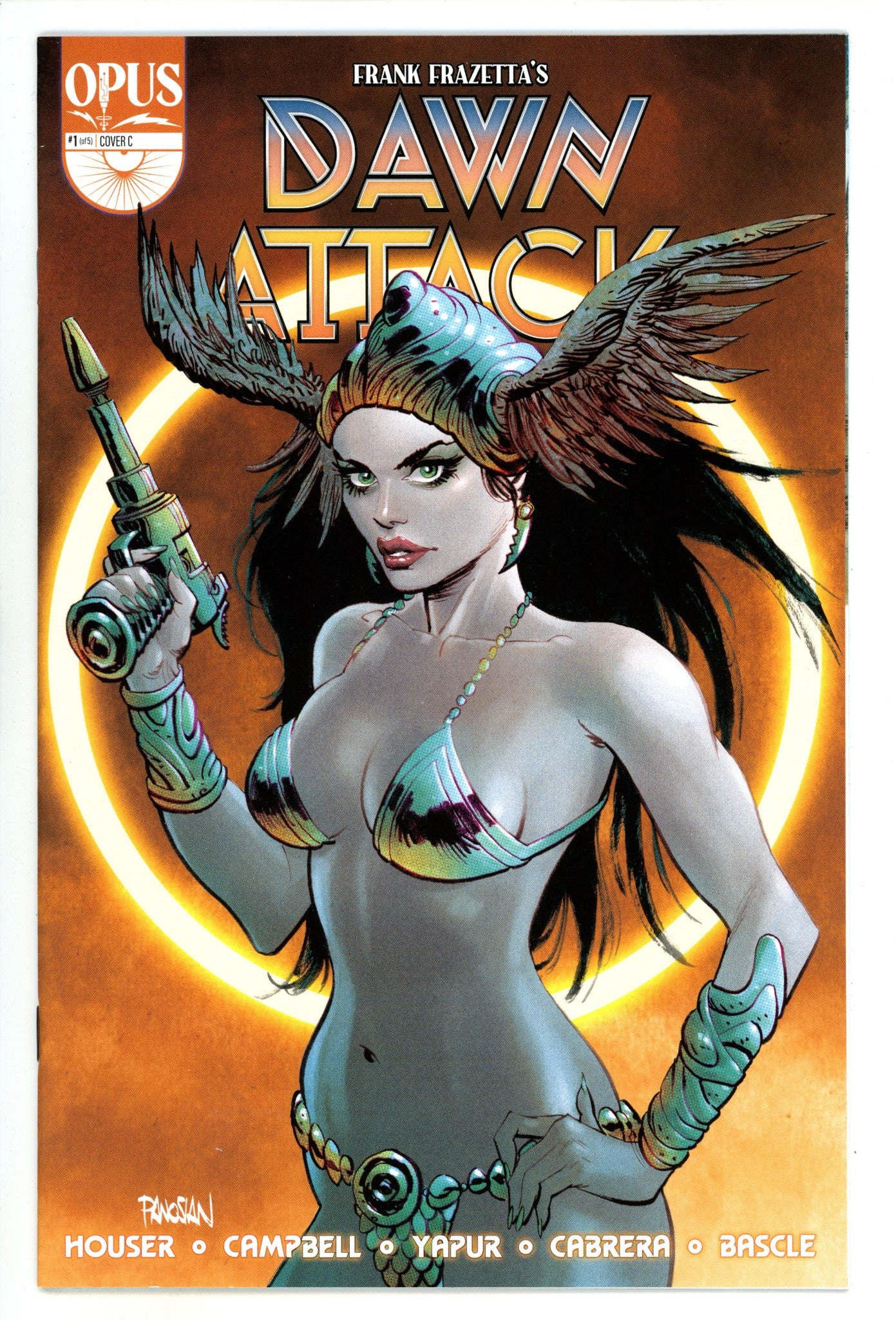 Frank Frazetta's Dawn Attack 1 High Grade (2022) Panosian Incentive Variant 