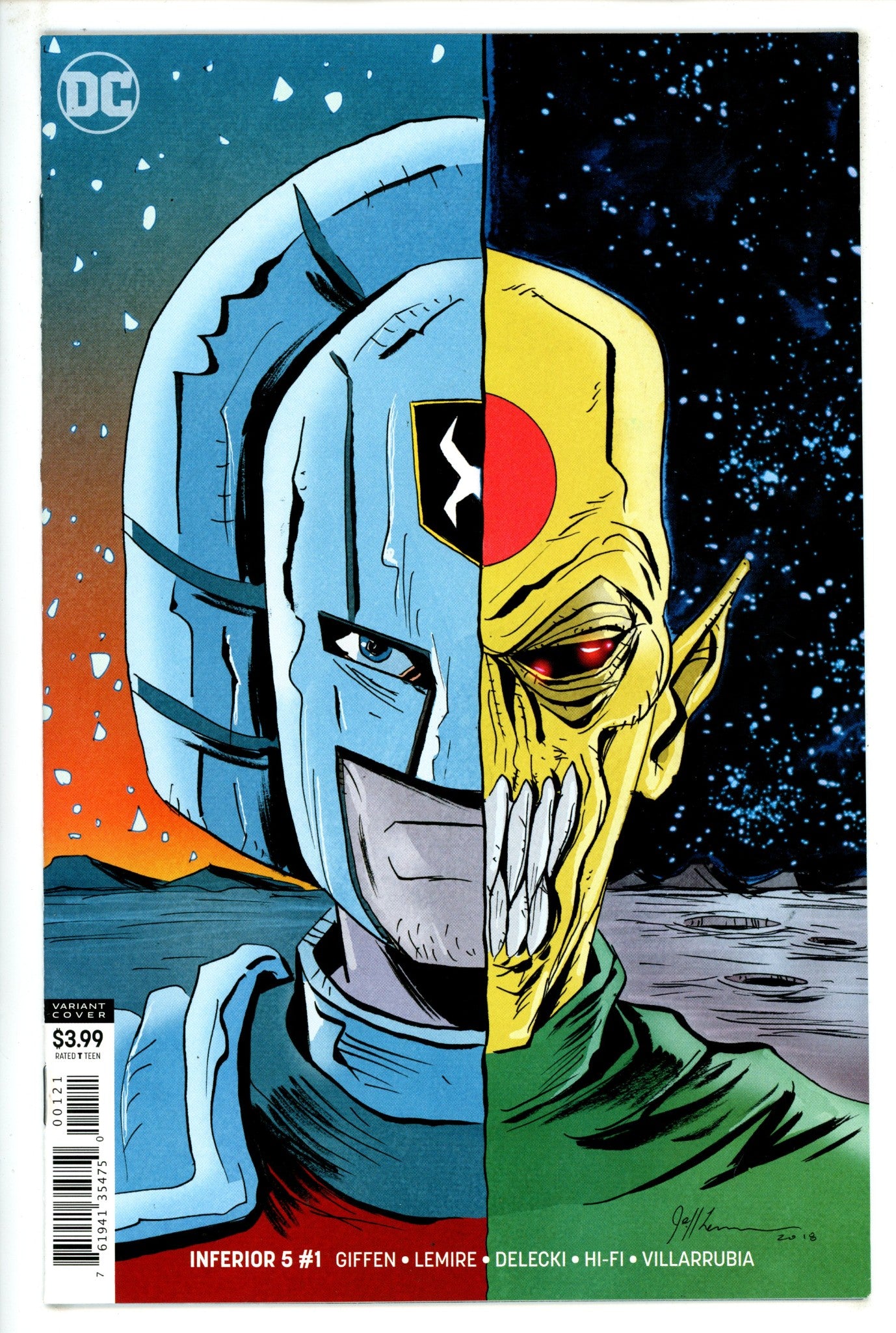 Inferior Five Vol 2 1 High Grade (2019) Lemire Variant 