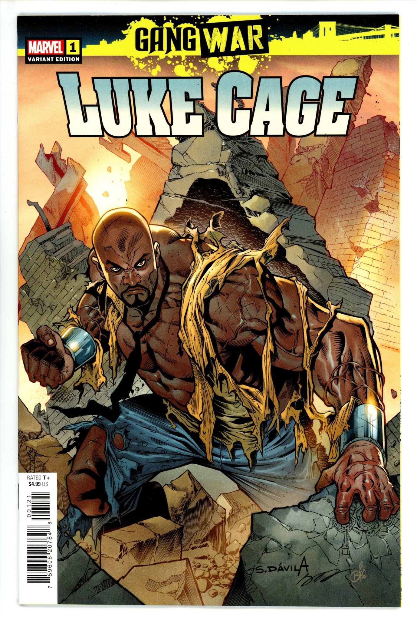 Luke Cage Gang War 1 Davila Connecting Variant (2023)