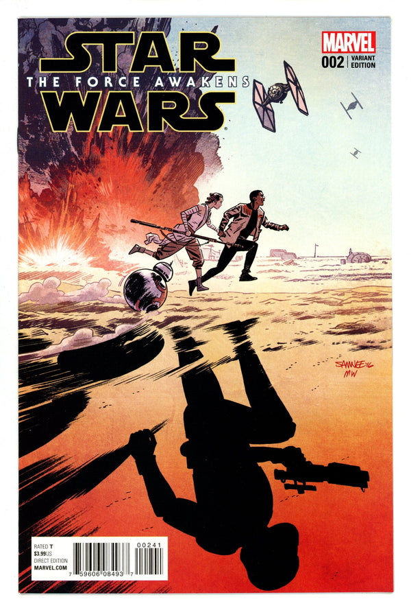 Star Wars: The Force Awakens Adaptation 2 VF/NM (9.0) (2016) Samnee Incentive Variant