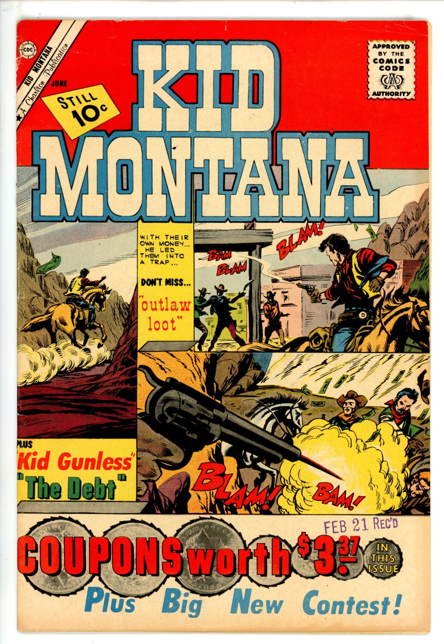 Kid Montana 29 VG/FN (5.0) (1961) 