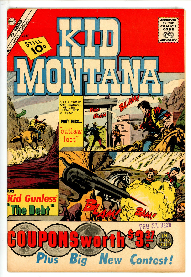 Kid Montana 29 VG/FN (5.0) (1961) 
