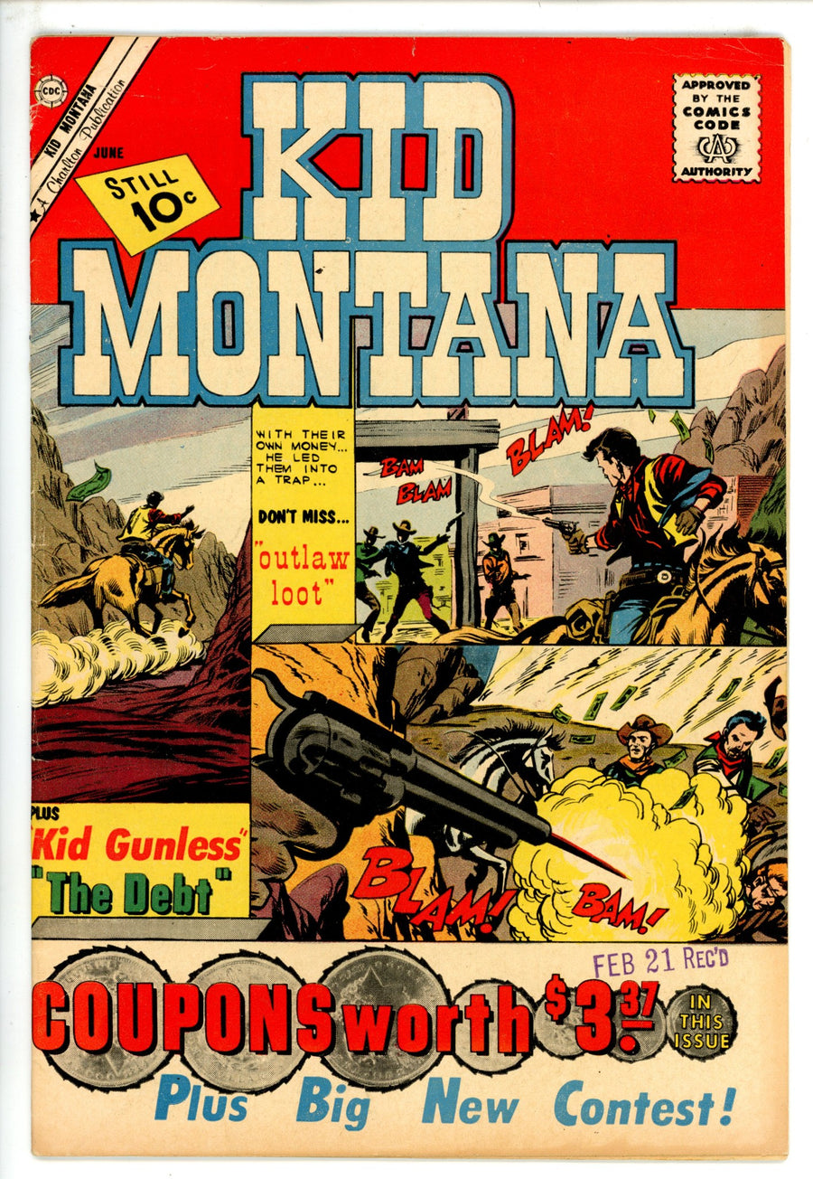 Kid Montana 29 VG/FN (5.0) (1961) 