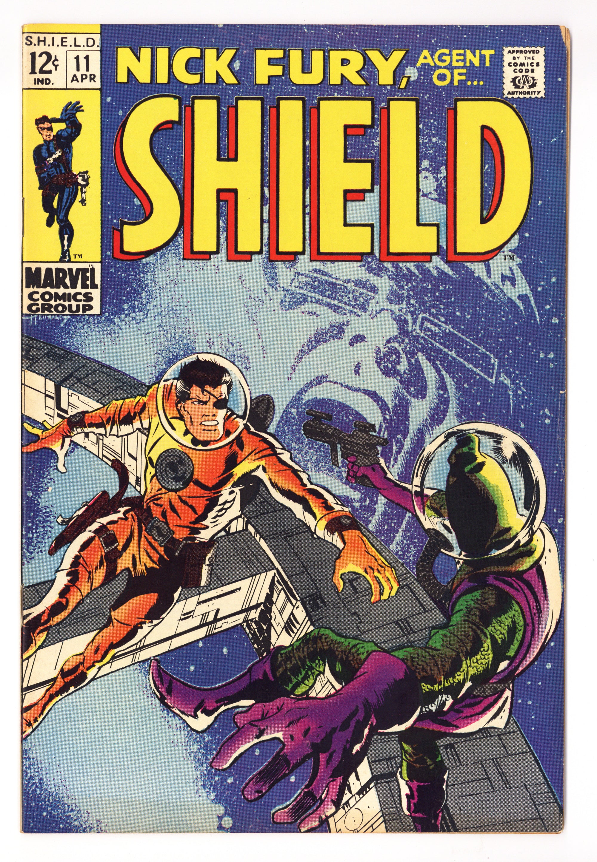 Nick Fury, Agent of SHIELD Vol 1 11  FN/VF (7.0)   (1969)        