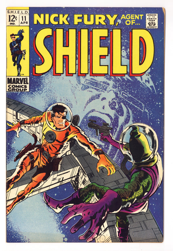 Nick Fury, Agent of SHIELD Vol 1 11  FN/VF (7.0)   (1969)