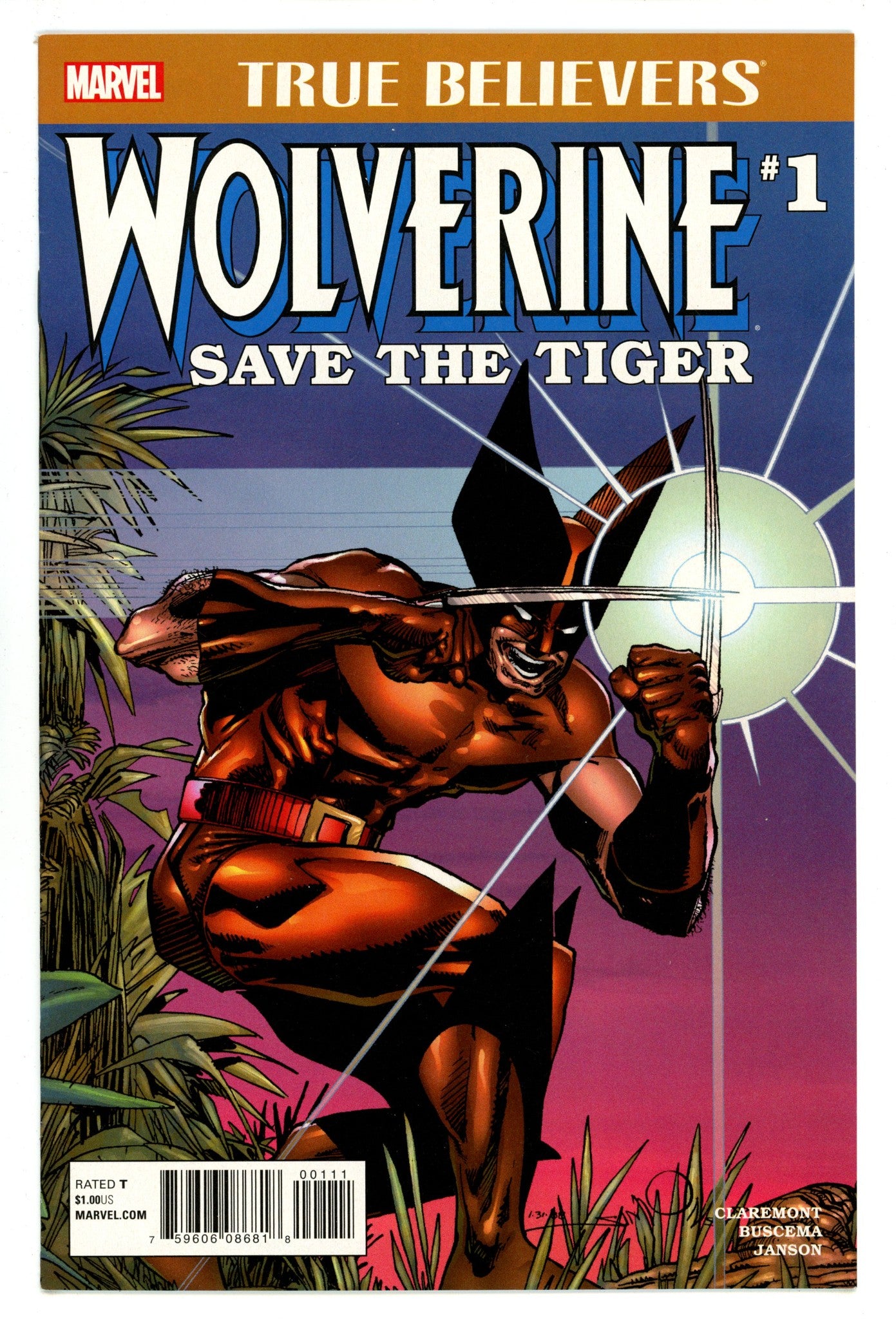 True Believers: Wolverine Save the Tiger 1 High Grade (2017) 