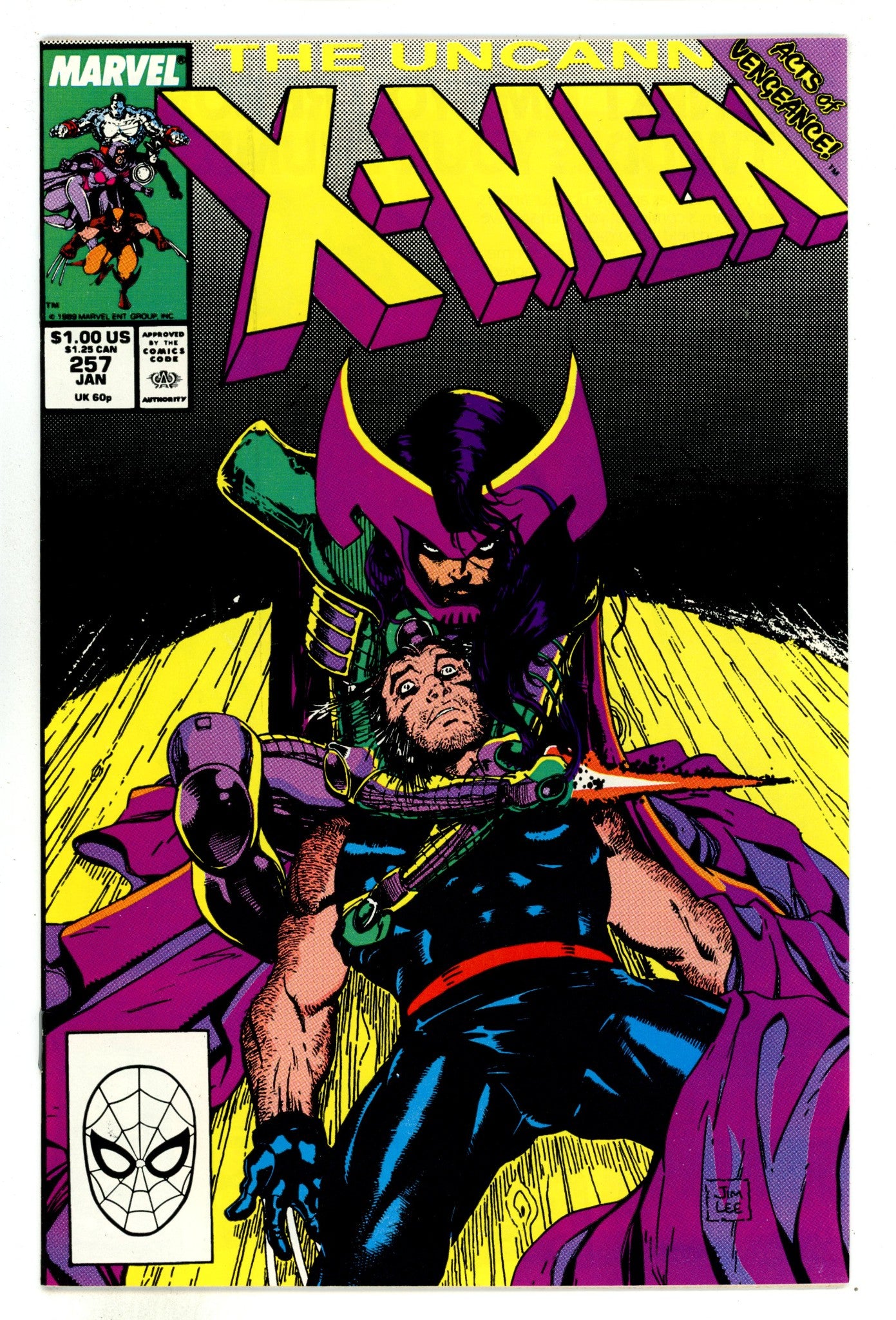 The Uncanny X-Men Vol 1 257 High Grade (1990) 