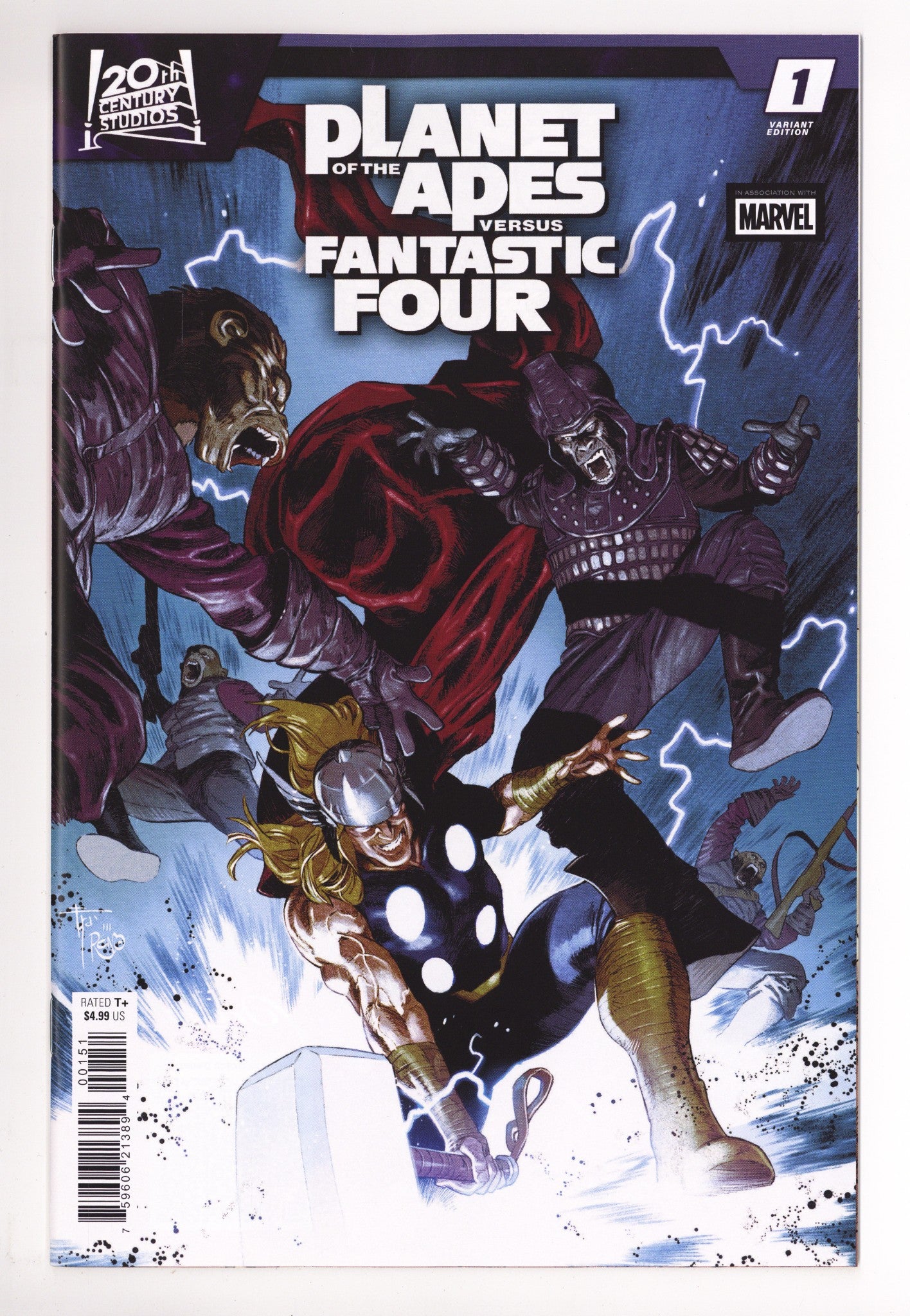 Planet Of The Apes Vs. Fantastic Four 1 Mobili Variant (2026)