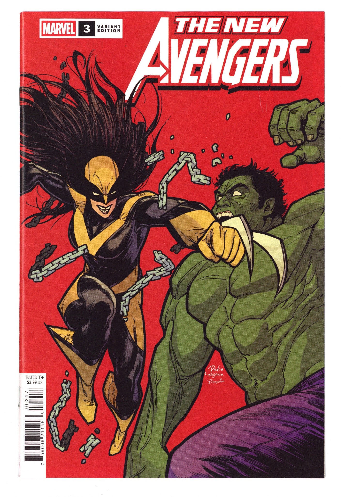 New Avengers Vol 5 3 Yagawa Incentive NM (2025)