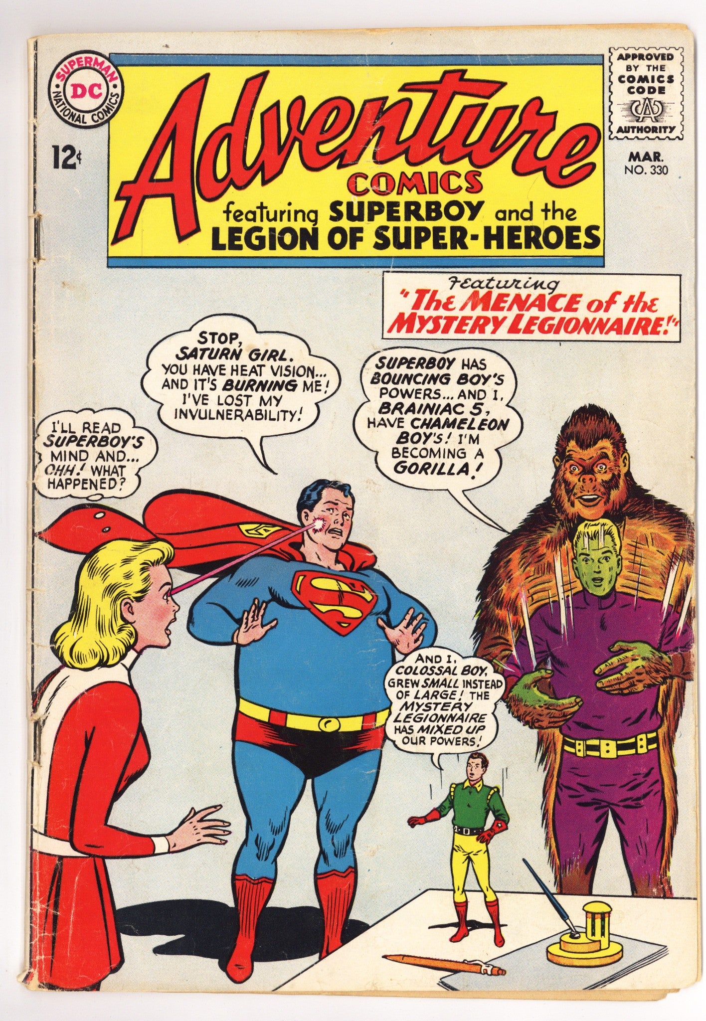 Adventure Comics Vol 1 330 GD/VG (3.0) (1965) 