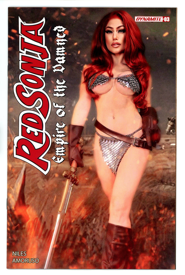 Red Sonja Empire Damned 3 Photo Variant (2024)