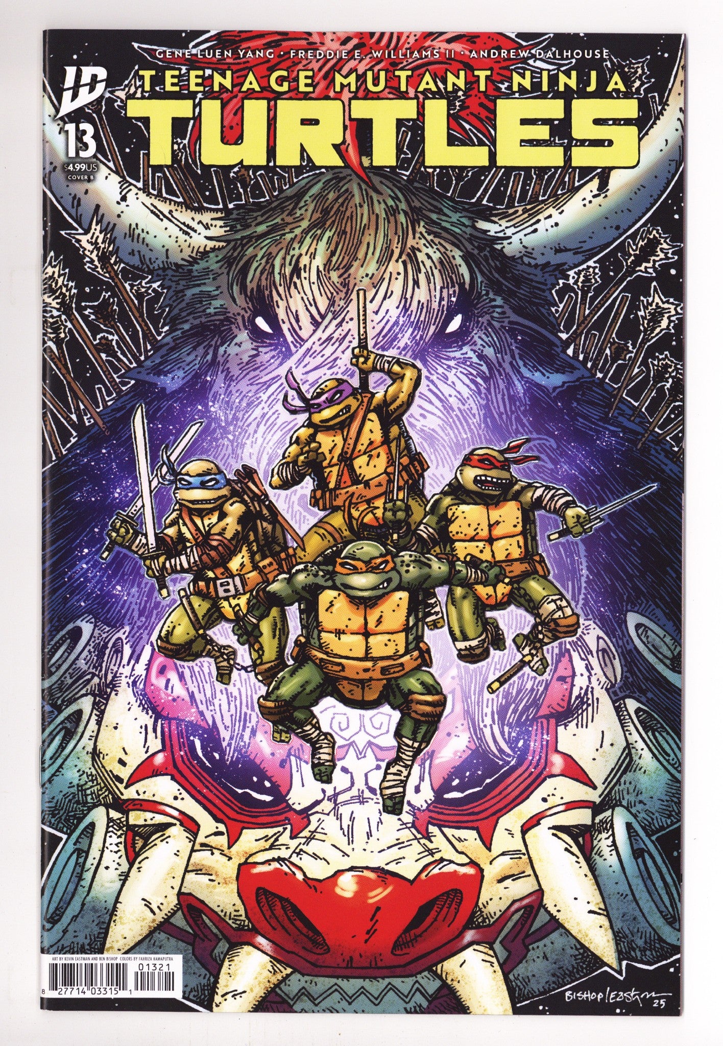 Teenage Mutant Ninja Turtles Vol 6 13 Bishop Variant (2025)