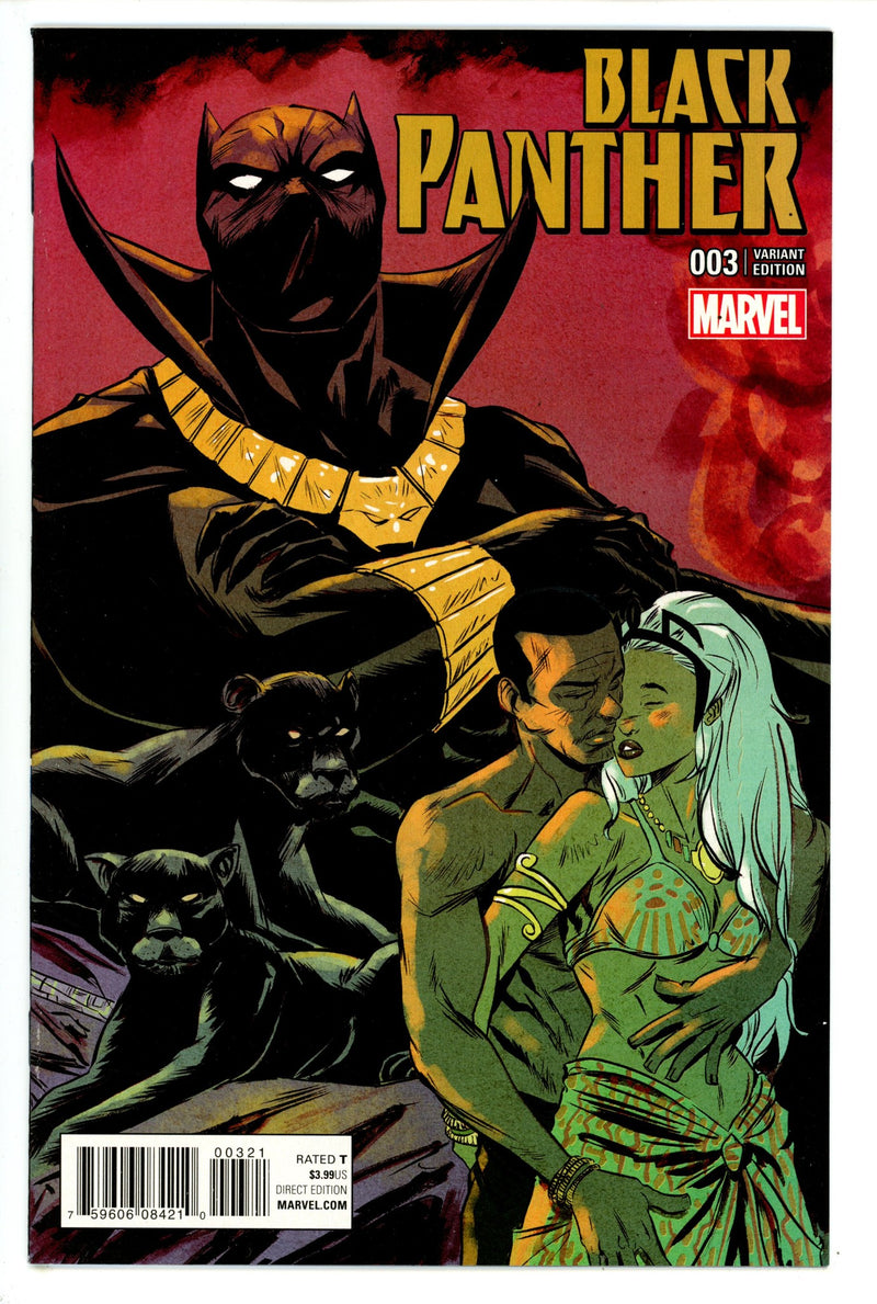 Black Panther Vol 6 3 High Grade (2016) Greene Variant 