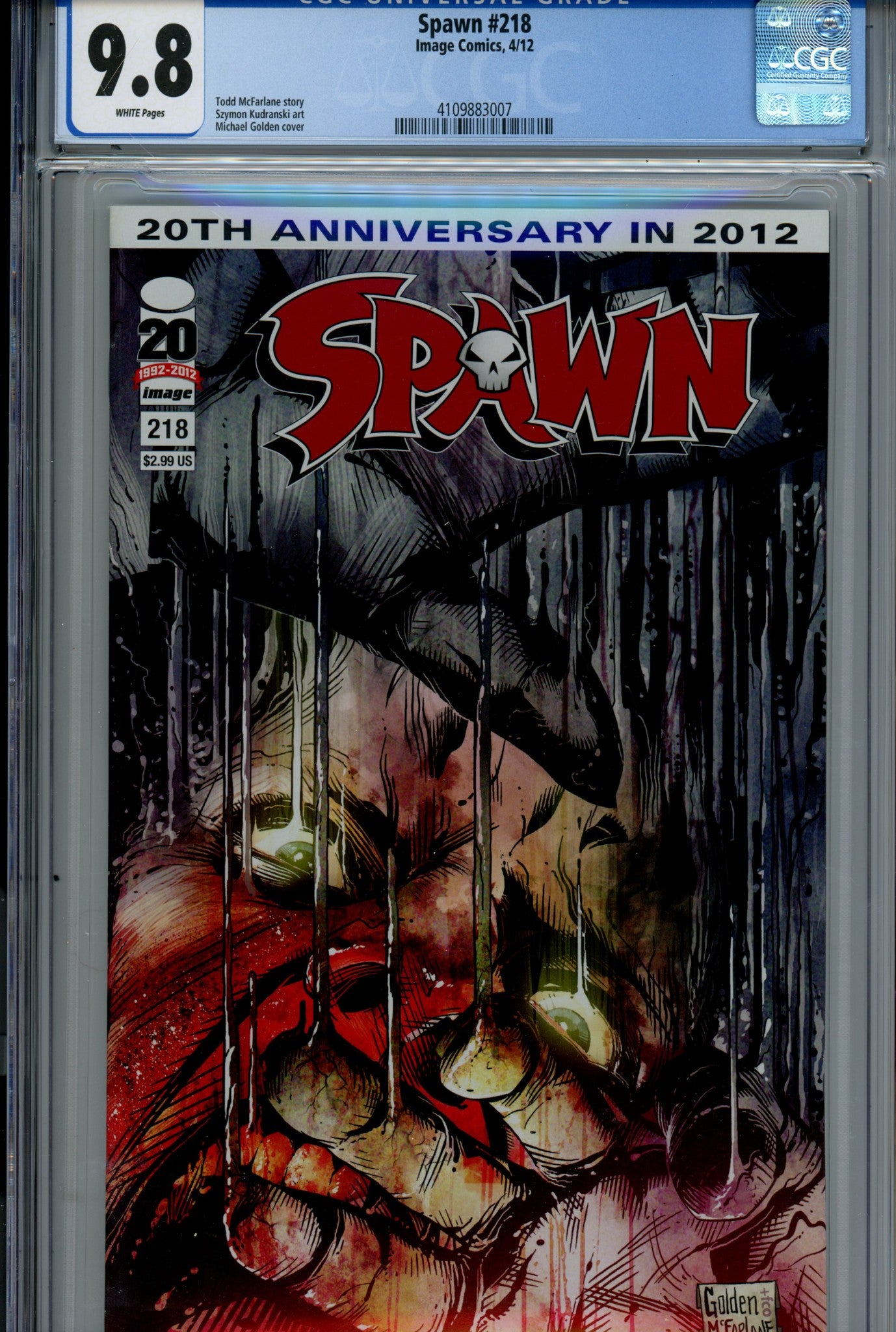 Spawn 218 CGC 9.8 (NM/M) (2012) 