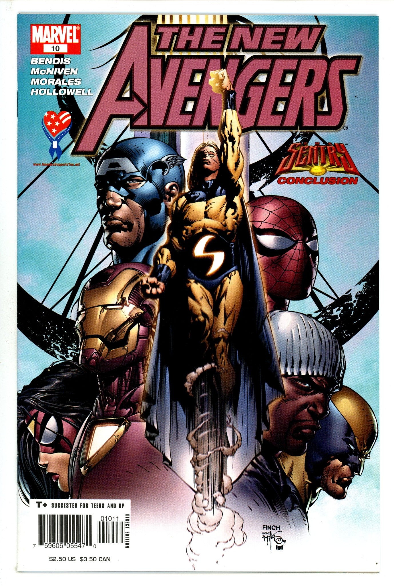 New Avengers Vol 1 10 High Grade (2005) 