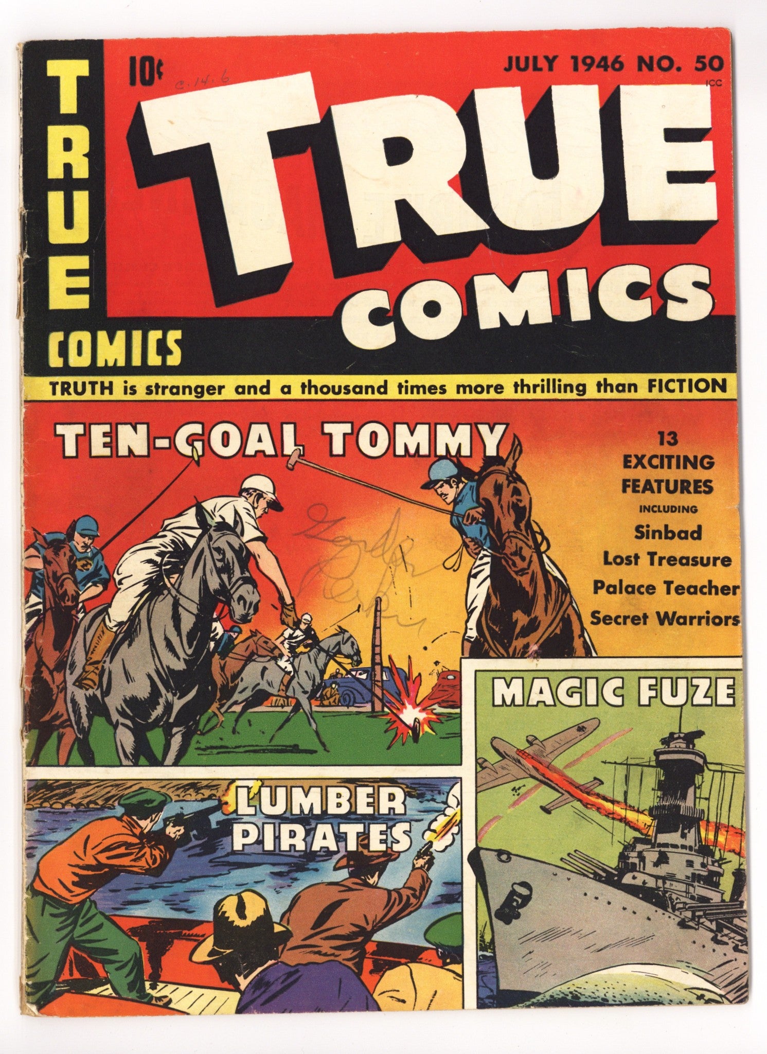 True Comics 50 VG (4.0) (1946) 