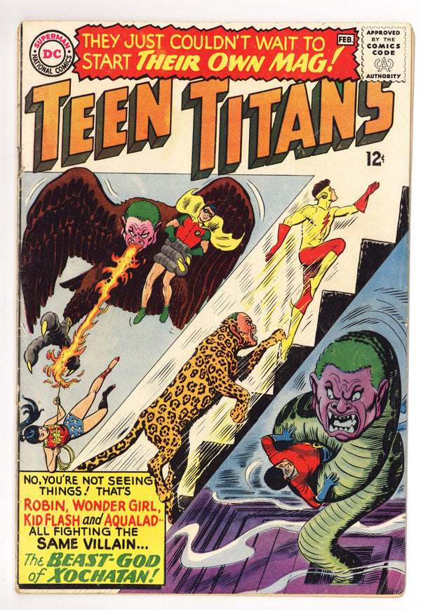 Teen Titans Vol 1 1 VG+ (4.5) (1966)