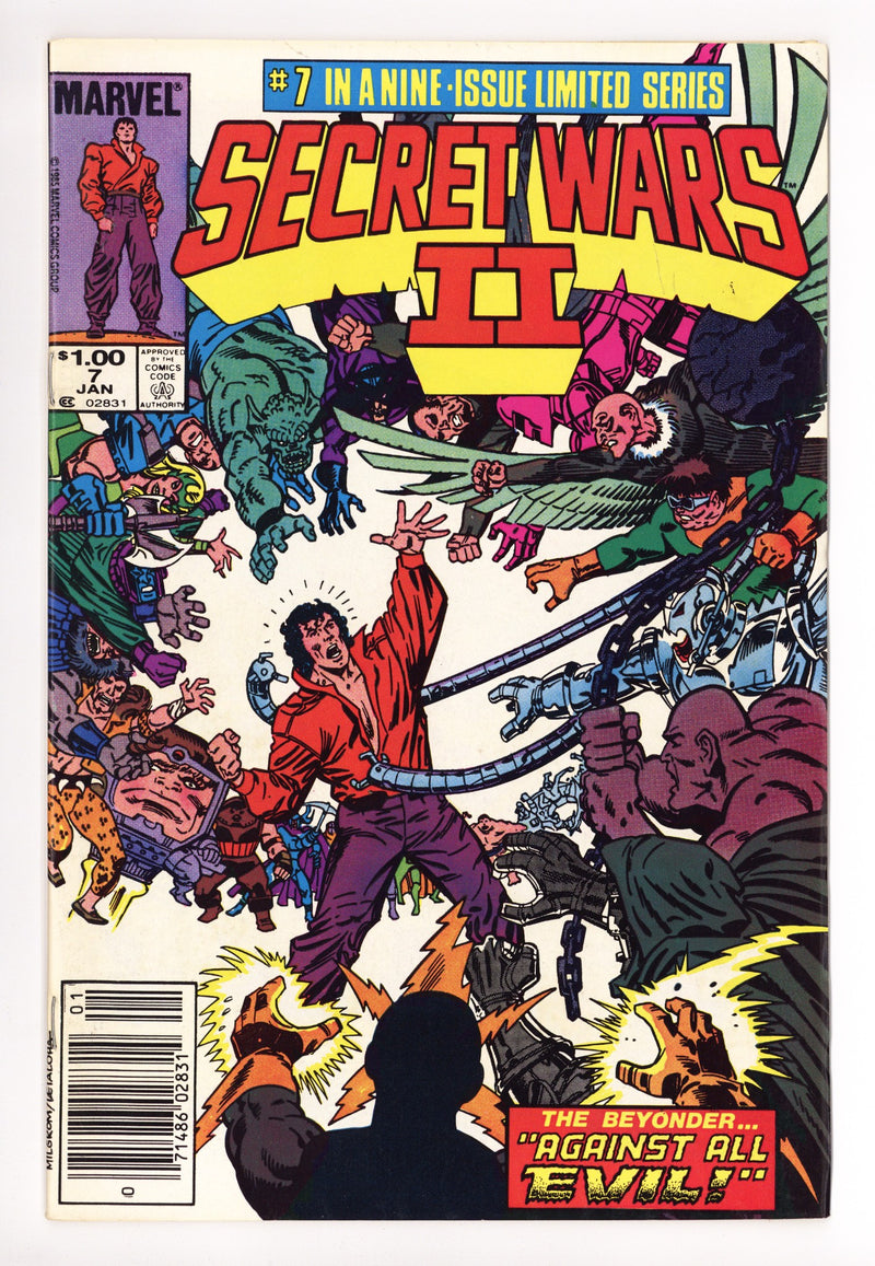 Secret Wars II 7 VF- (7.5) (1986) Canadian Price Variant 