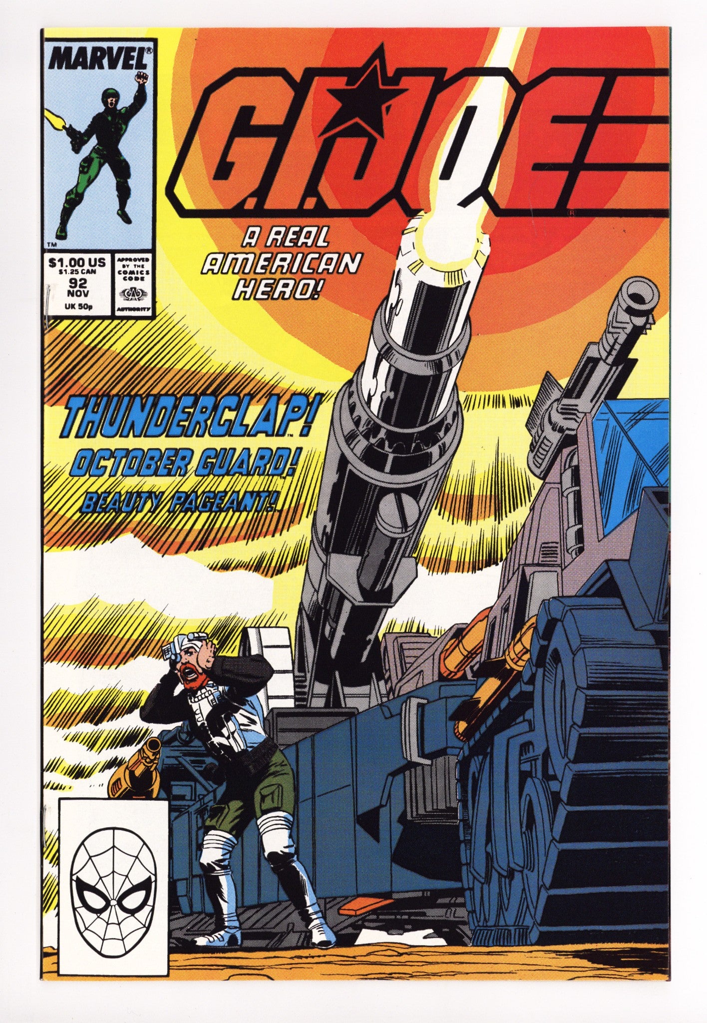 G.I. Joe, A Real American Hero 92 NM- (9.2) (1989) 