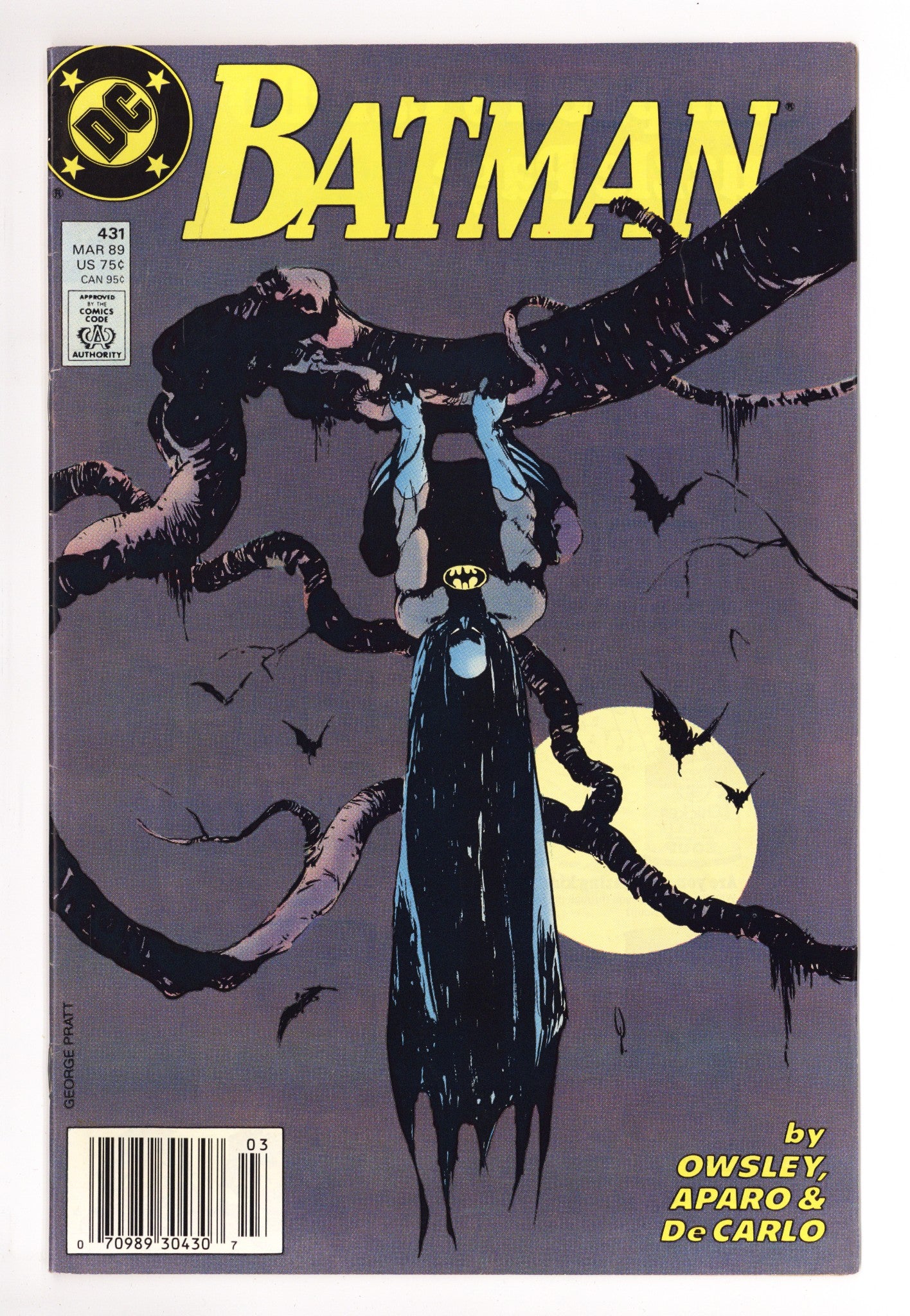 Batman Vol 1 431 Mid Grade (1989) Newsstand 
