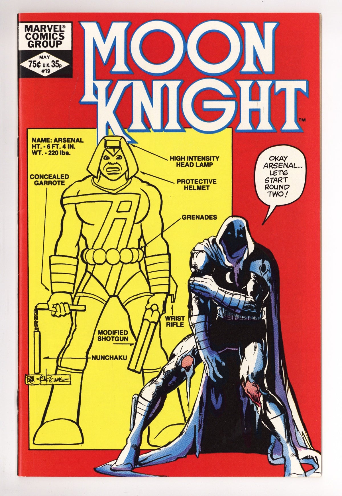 Moon Knight Vol 1 19 NM- (9.2) Marvel (1982) | CaptCan Comics — CaptCan ...