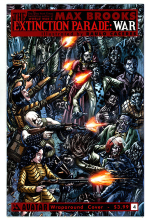 The Extinction Parade: War 4 High Grade (2014) Caceres Wraparound Variant